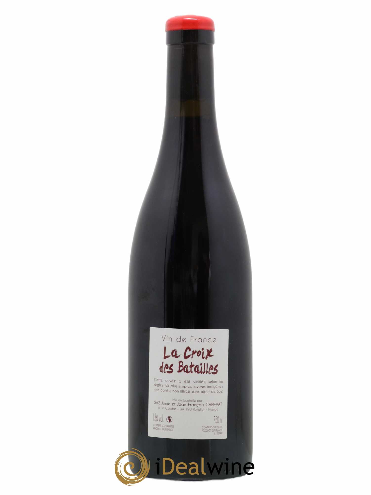 Vin de France La Croix des Batailles Anne et Jean François Ganevat 2019 - Lot de 1 bouteille - 1