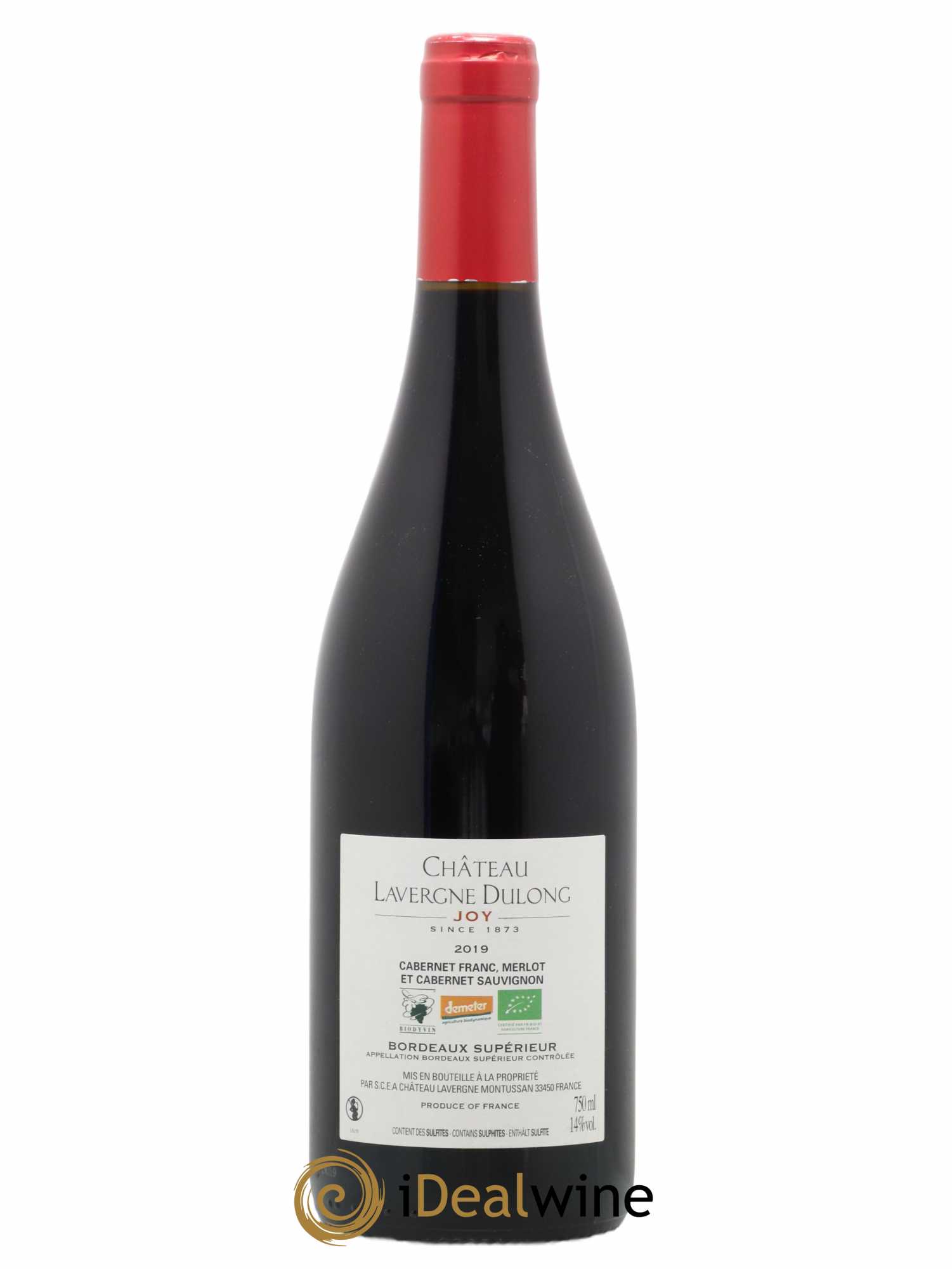 Joy Château Lavergne Dulong 2019 - Lot of 1 bottle - 1