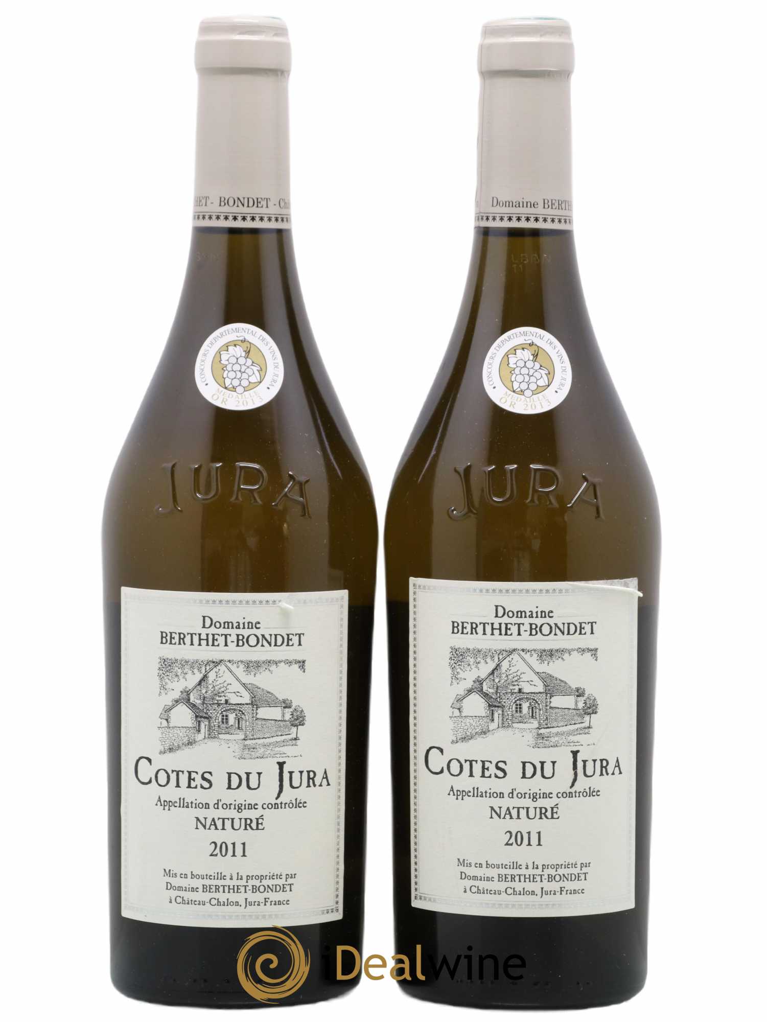 Côtes du Jura Naturé Berthet-Bondet 2011 - Lot de 2 bouteilles - 0