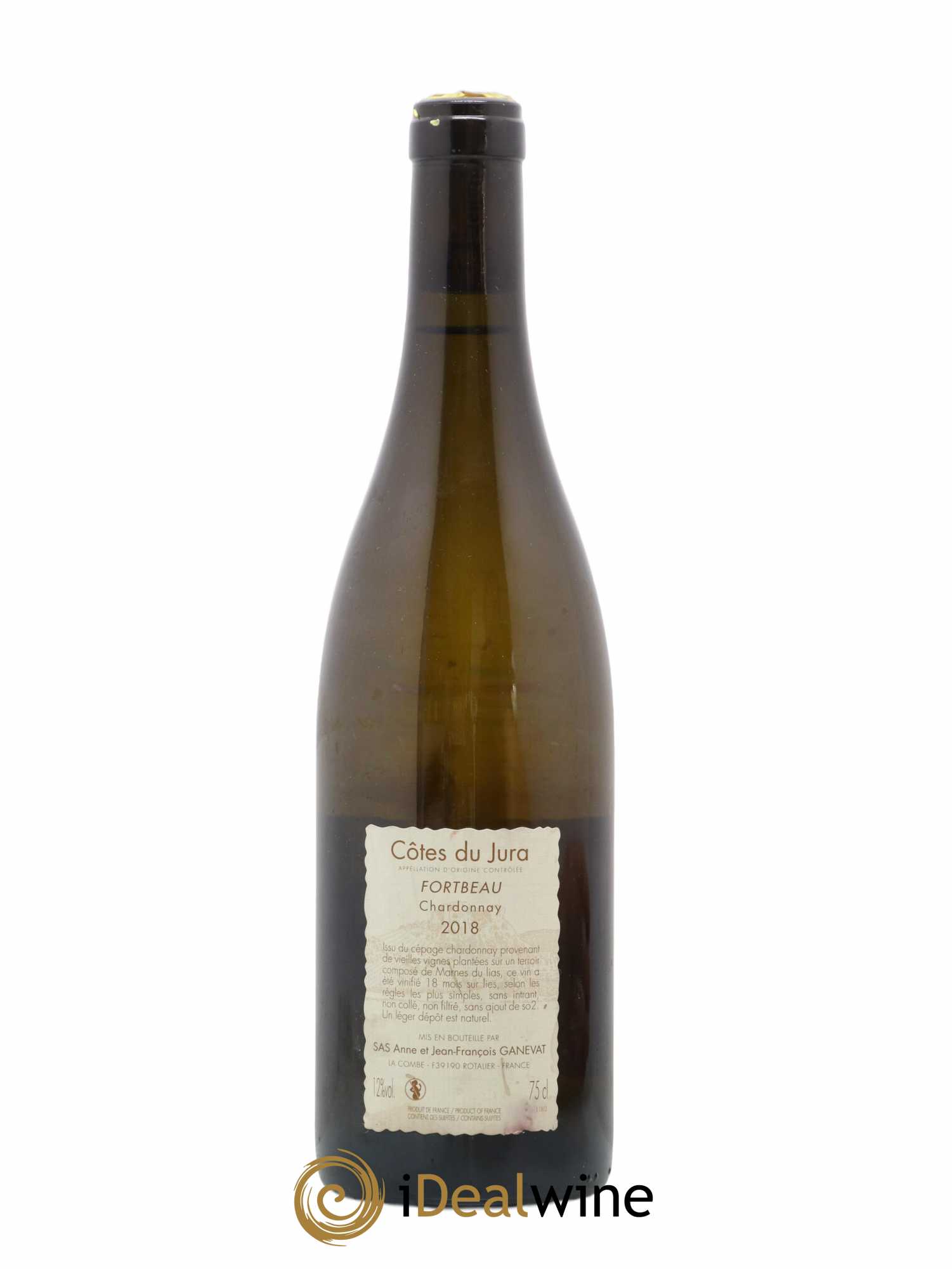 Vin de France (anciennement Côtes du Jura) Fortbeau Anne et Jean François Ganevat 2018 - Lot de 1 bouteille - 1