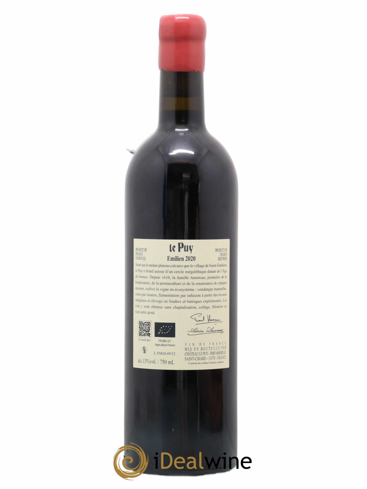 Le Puy - Cuvée Emilien 2020 - Lot de 1 bouteille - 1