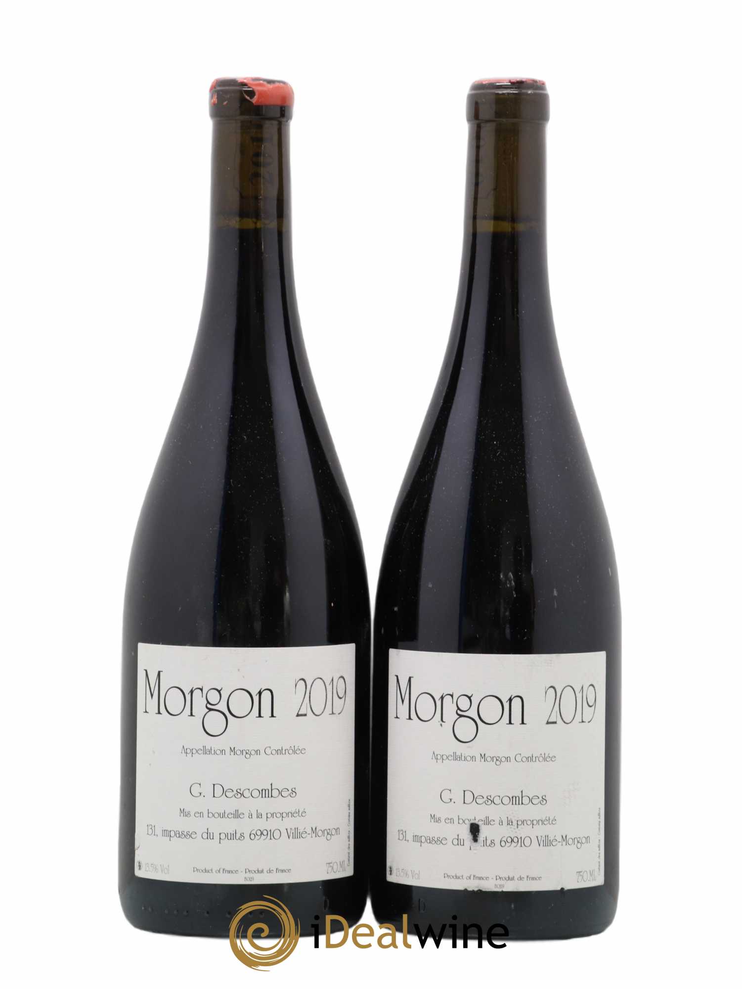 Morgon Vieilles vignes Georges Descombes (Domaine) 2019 - Lot de 2 bouteilles - 0