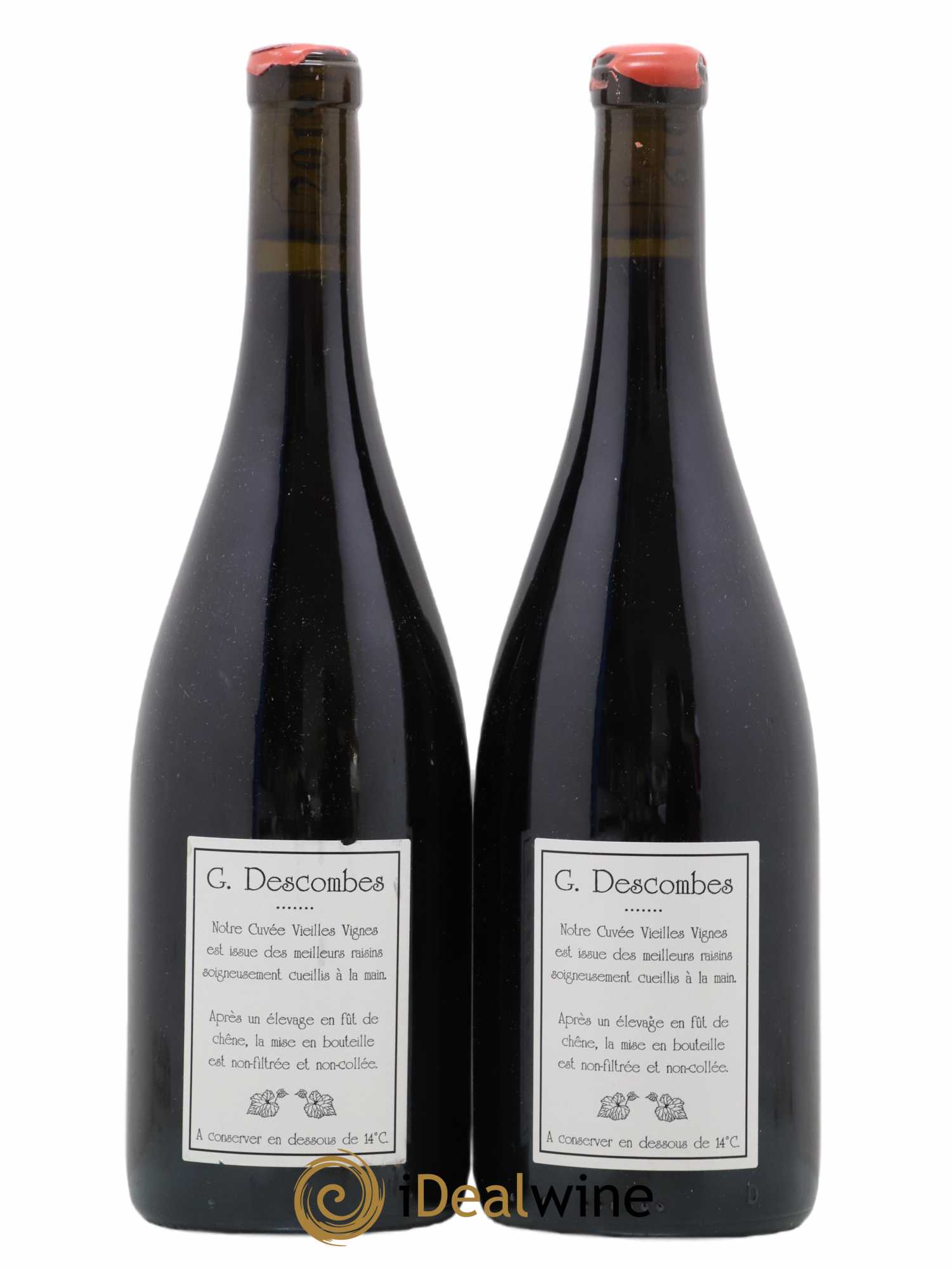 Morgon Vieilles vignes Georges Descombes (Domaine)  (sans prix de réserve) 2019 - Lot de 2 bouteilles - 1