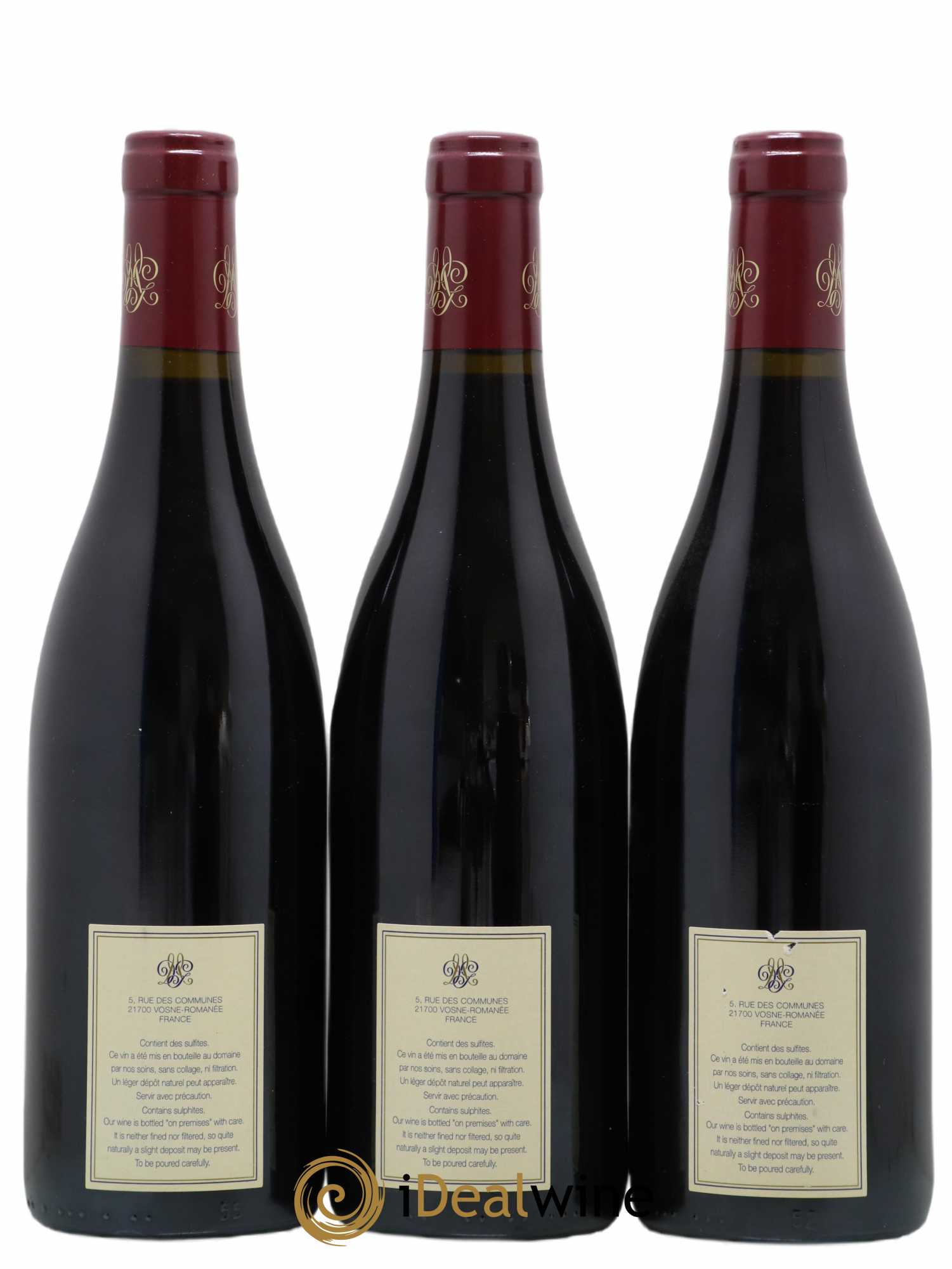 Nuits-Saint-Georges 1er Cru Les Vignes Rondes Mugneret-Gibourg (Domaine) 2011 - Lot de 3 bouteilles - 1