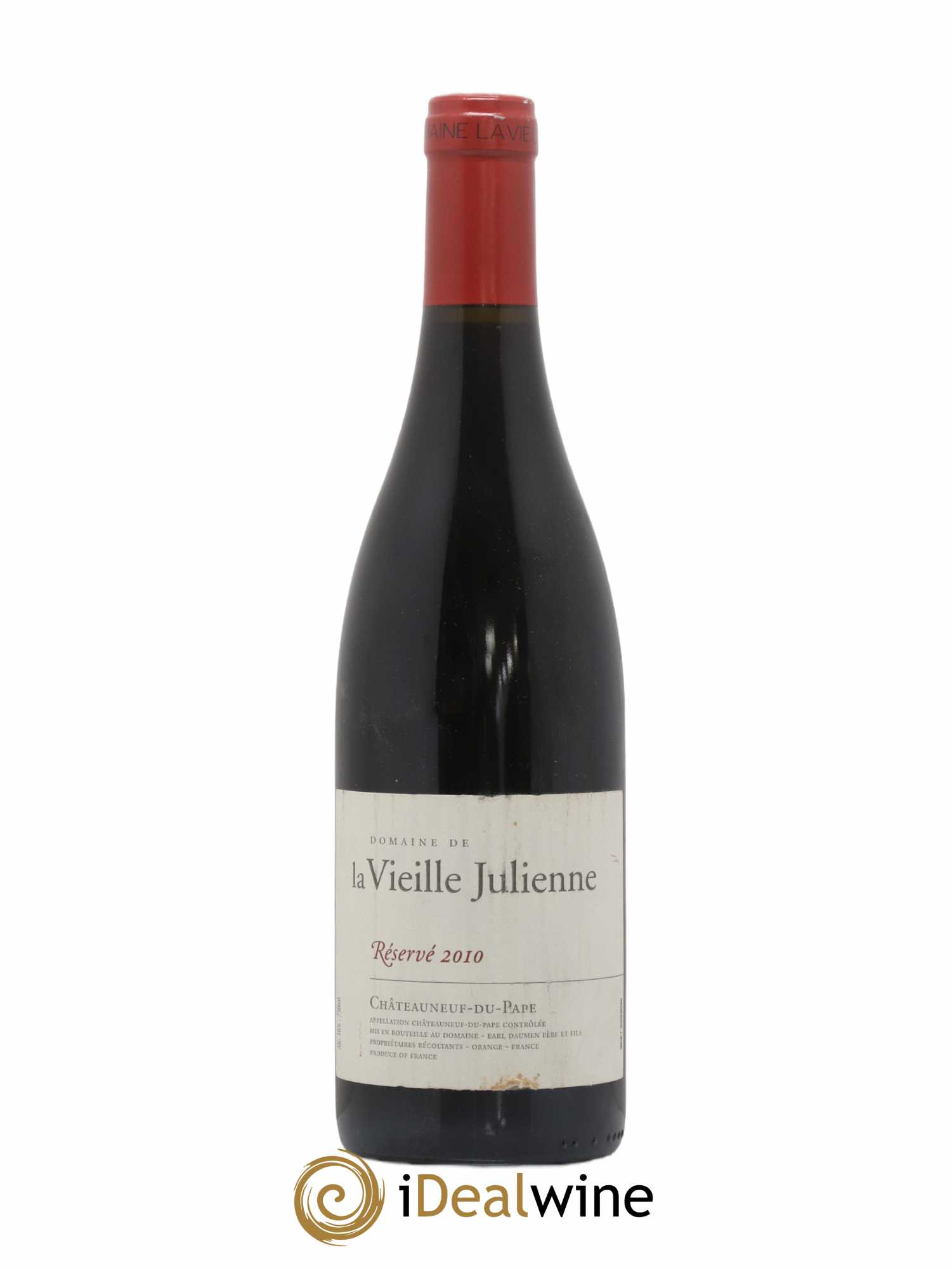 Châteauneuf-du-Pape Vieille Julienne (Domaine de la) Réservé Jean-Paul Daumen 2010 - Lot de 1 bouteille - 0