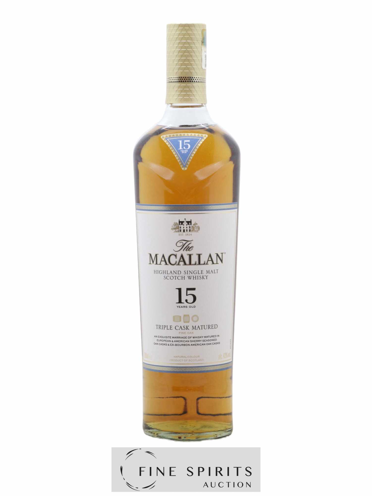 Macallan (The) 15 years Of. Fine Oak Triple Cask Matured - Lot de 1 bouteille - 1