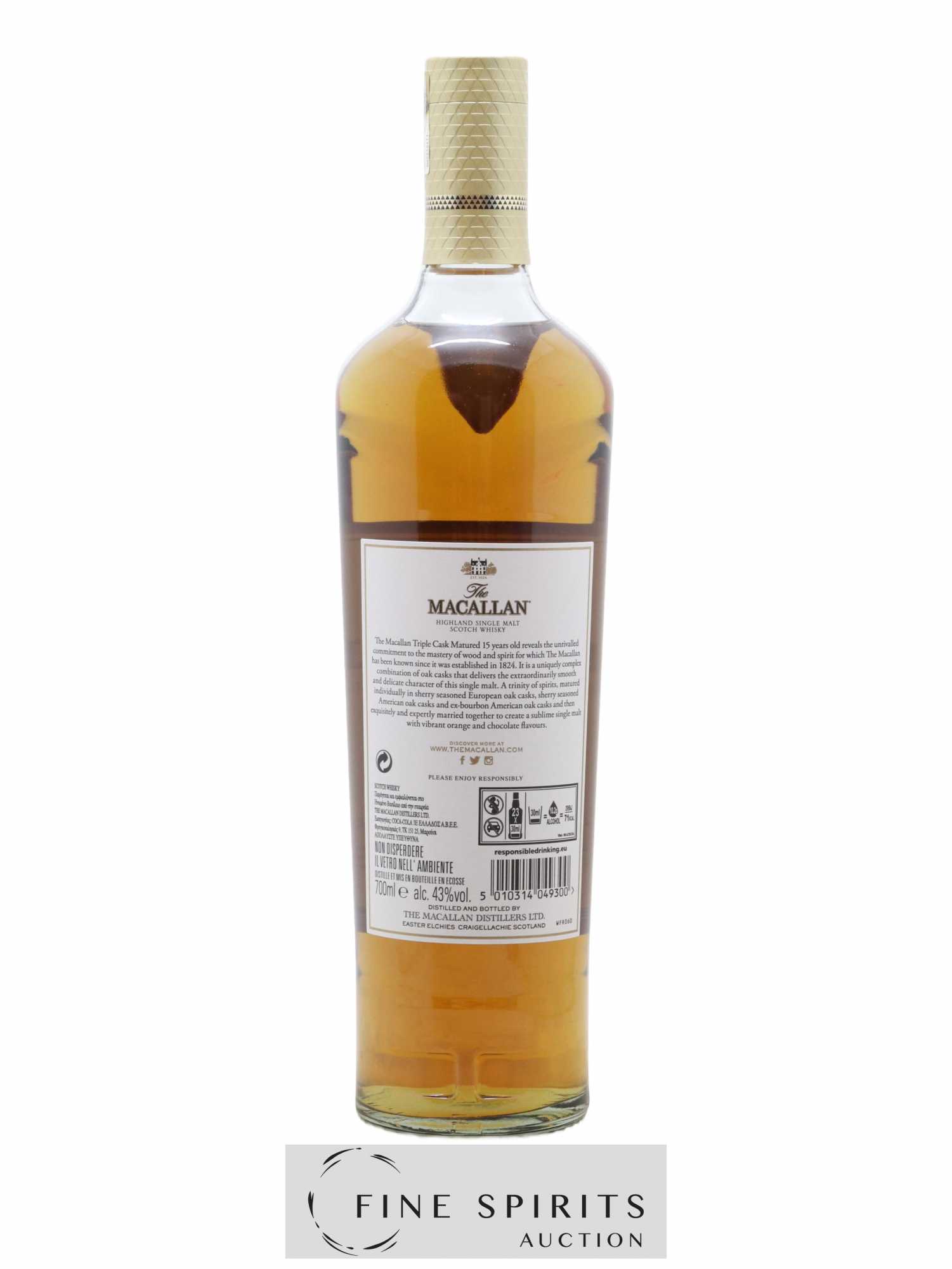 Macallan (The) 15 years Of. Fine Oak Triple Cask Matured - Lot de 1 bouteille - 2