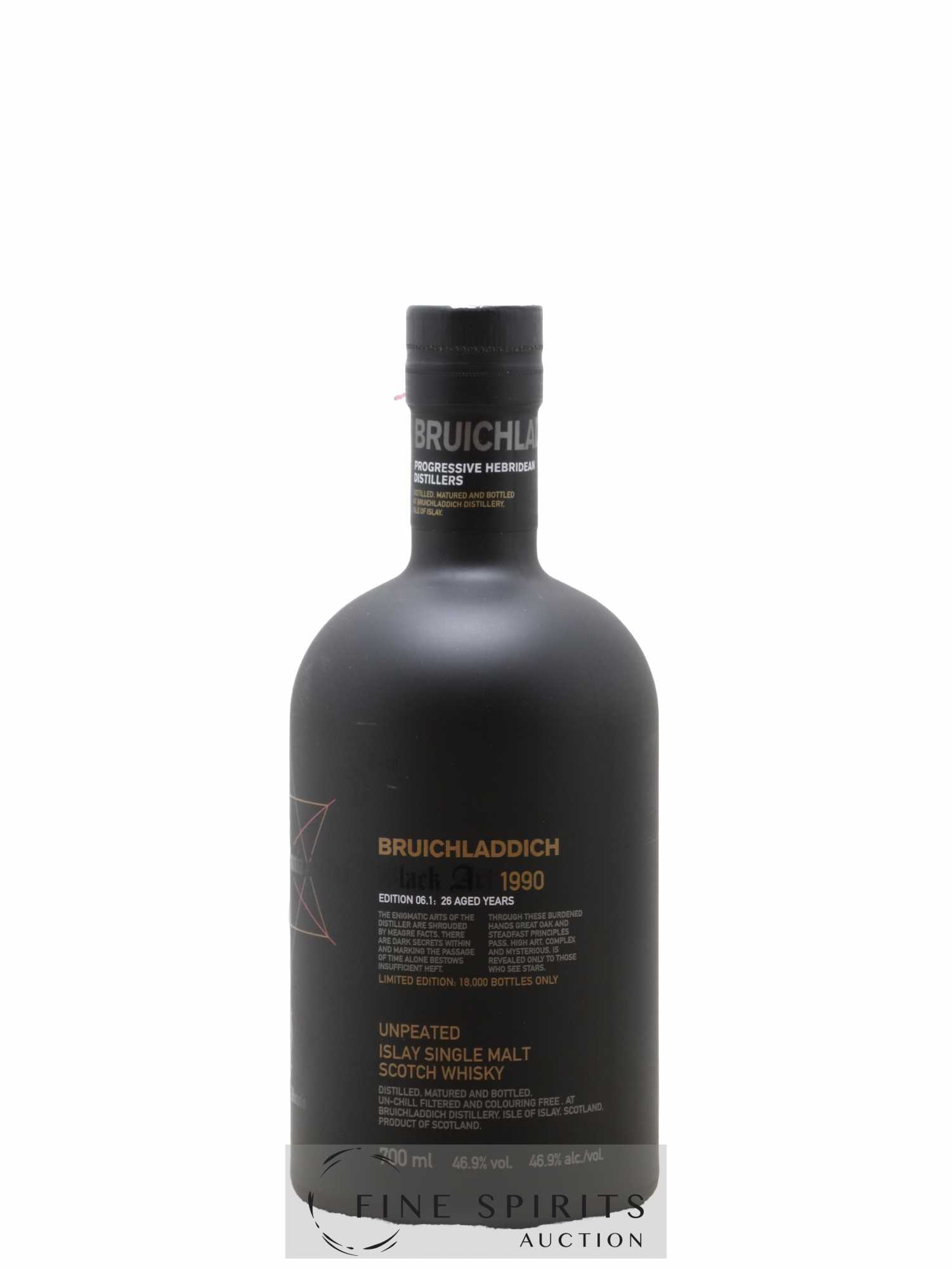 Bruichladdich 26 years 1990 Of. Black Art Edition 06.1 - Lot de 1 bouteille - 1