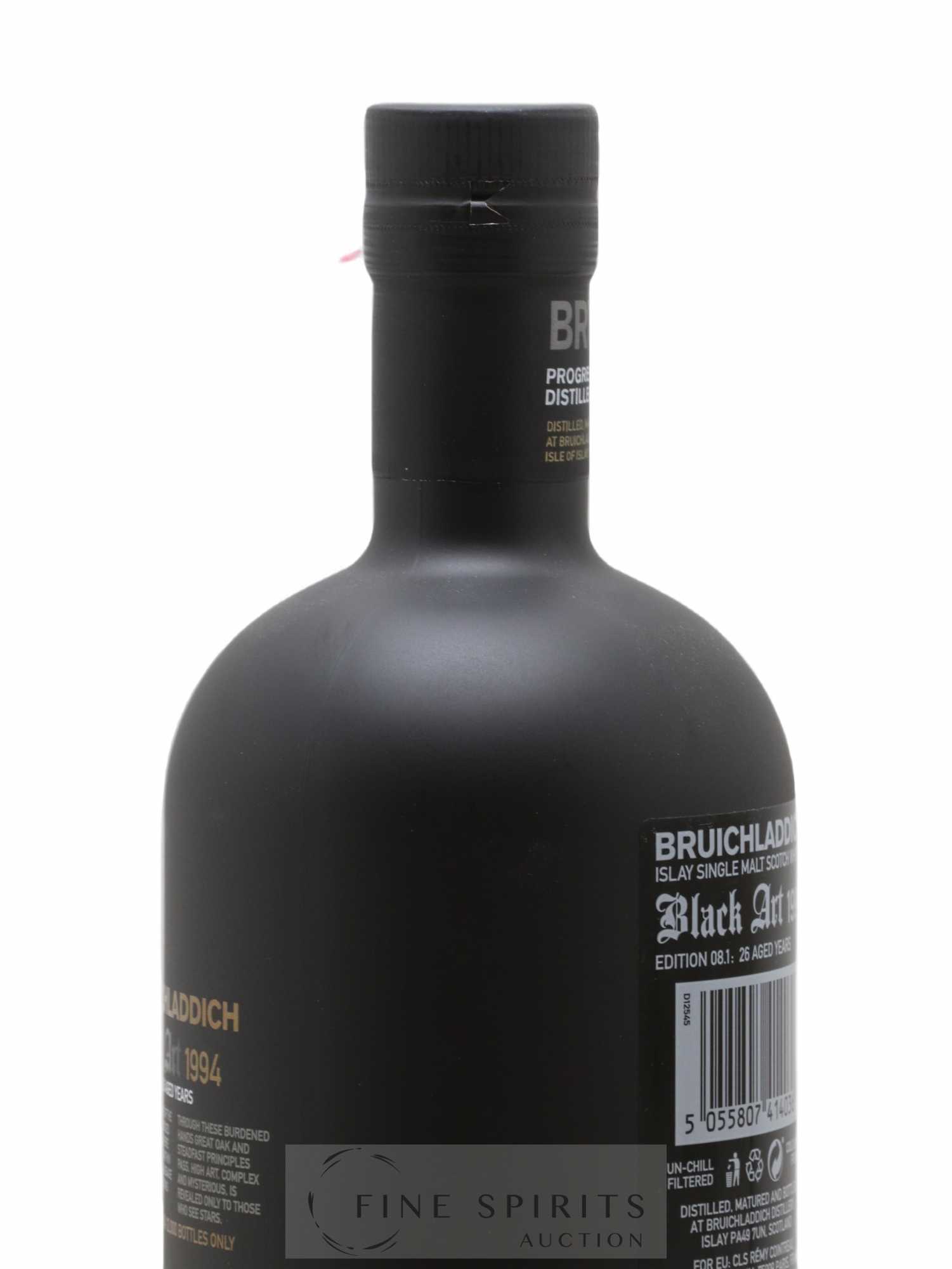 Bruichladdich 26 years 1994 Of. Black Art Edition 08.1 One of 12000 Unpeated - Posten von 1 Flasche - 3