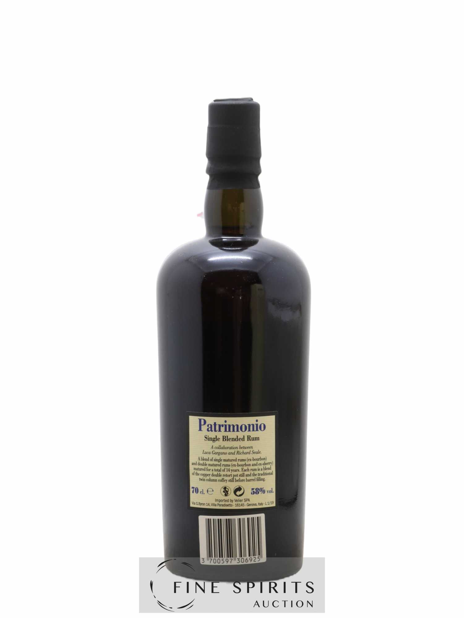 Foursquare 14 years 2004 Of. Patrimonio Double Maturation - One of 6000 - bottled 2019 Velier - Lot de 1 bouteille - 2