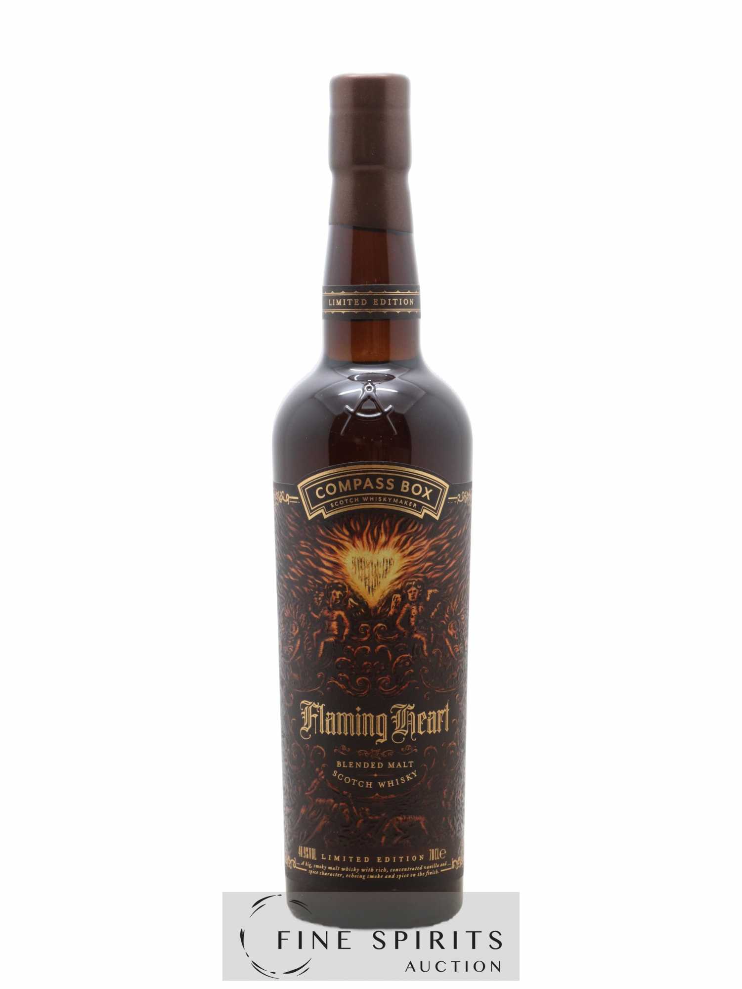 Flaming Heart Compass Box Sixth Edition One of 15050 - bottled 2018 Limited Edition - Lot de 1 bouteille - 1