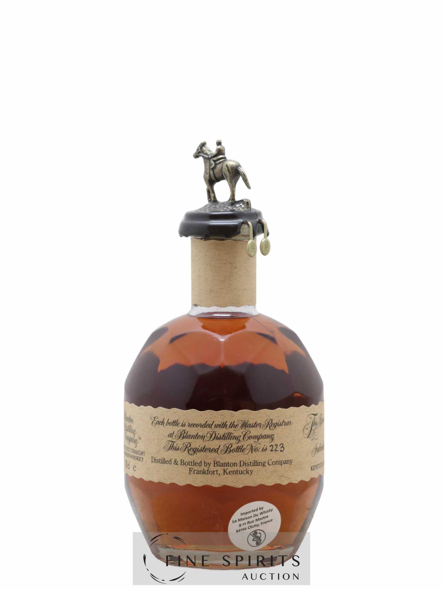 Blanton's Of. Warehouse H - Barrel n°732 - dumped 2020 - Lot de 1 bouteille - 2