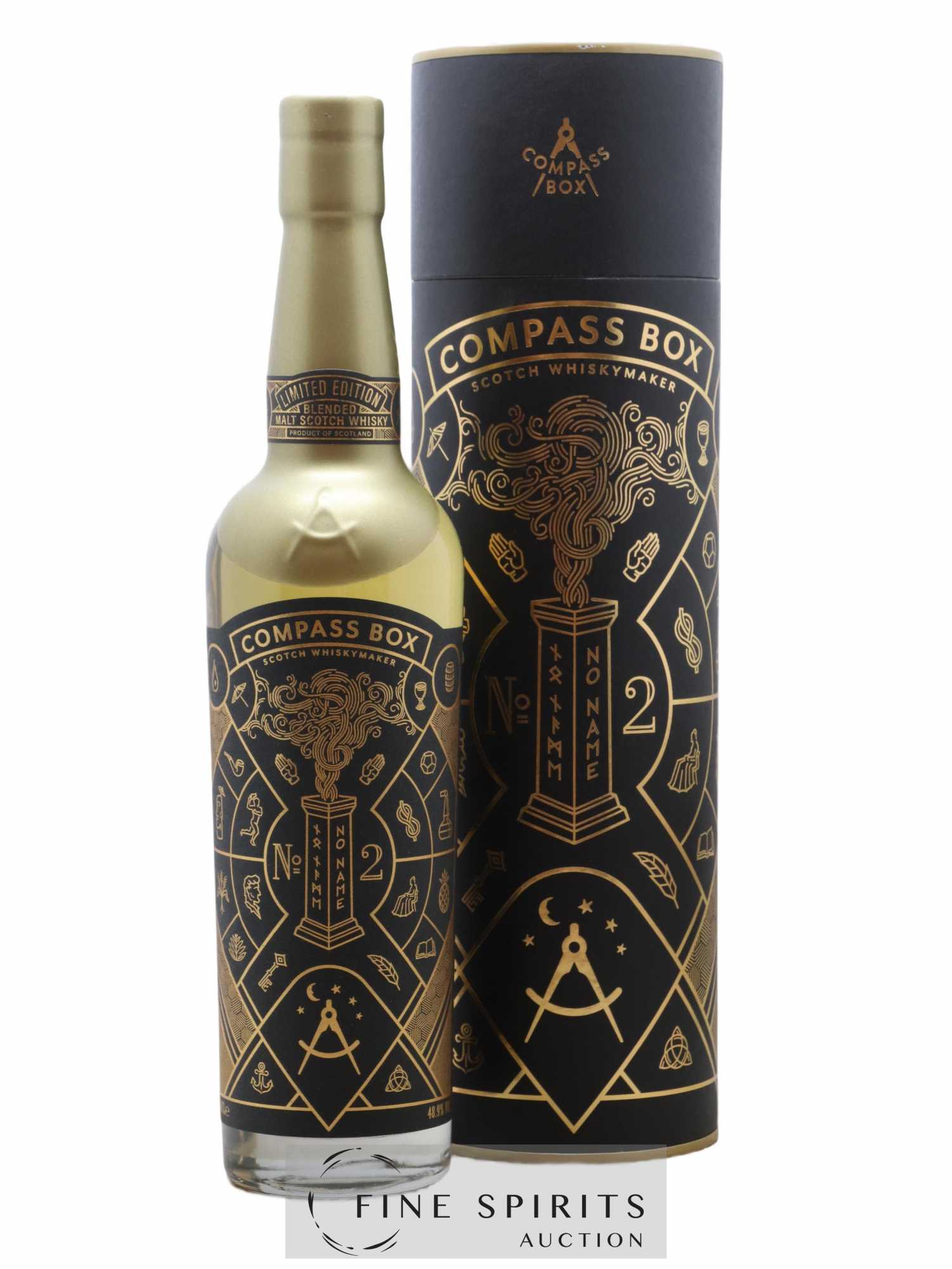 No Name n°2 Compass Box One of 8802 - bottled 2019 Limited Edition - Lot de 1 bouteille - 0