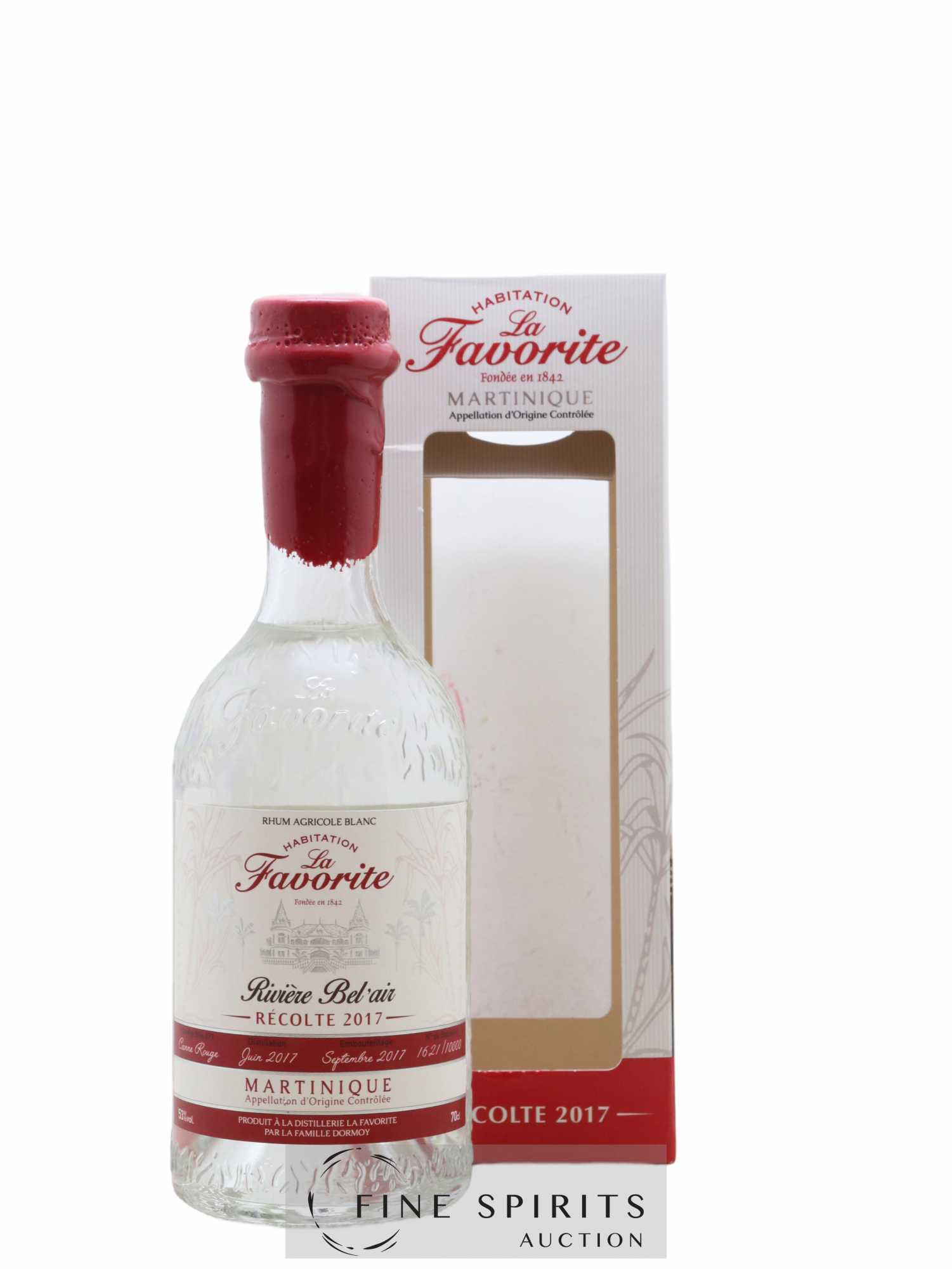 La Favorite 2017 Of. Rivière Bel'Air One of 10000 - bottled 2017 - Lot de 1 bouteille - 0