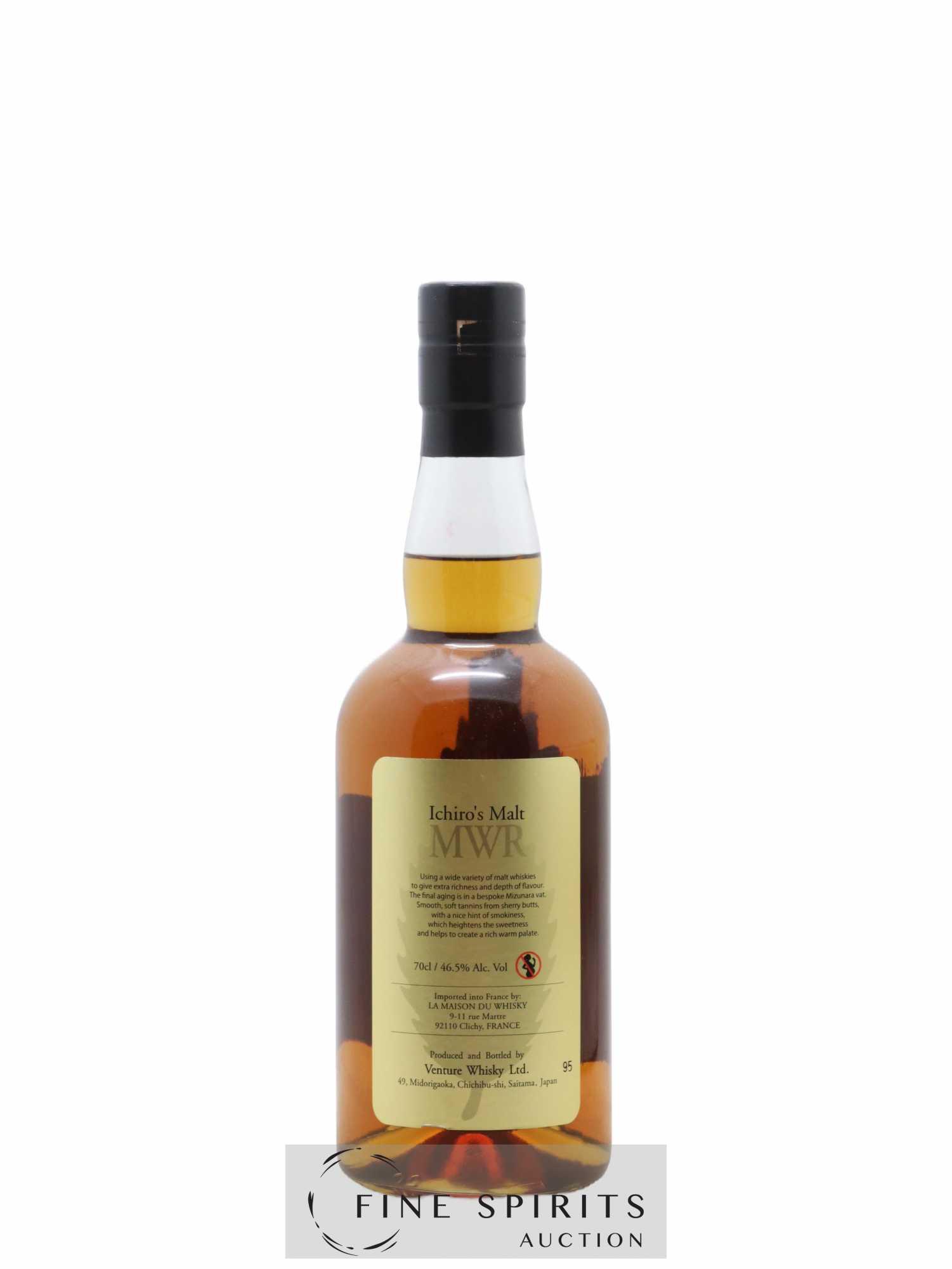 Ichiro's Malt Of. MWR Mizunara Wood Reserve (46,5°) - Lot de 1 bouteille - 2