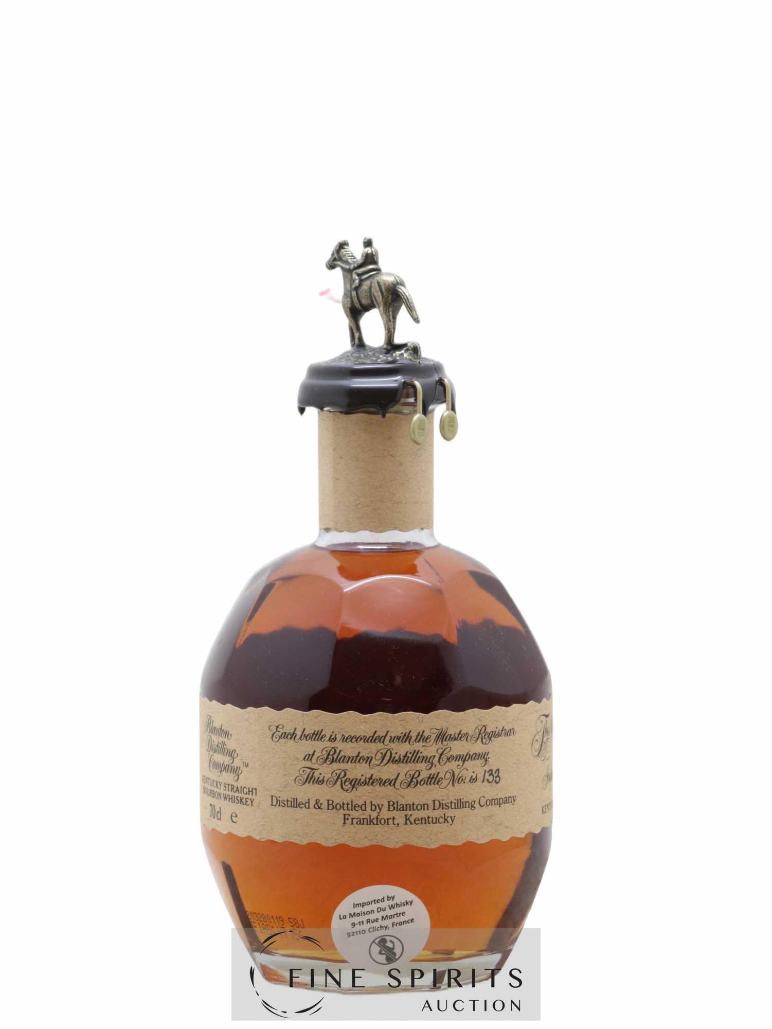 Blanton's Of. Warehouse H - Barrel n°732 - dumped 2020 - Lot de 1 bouteille - 2