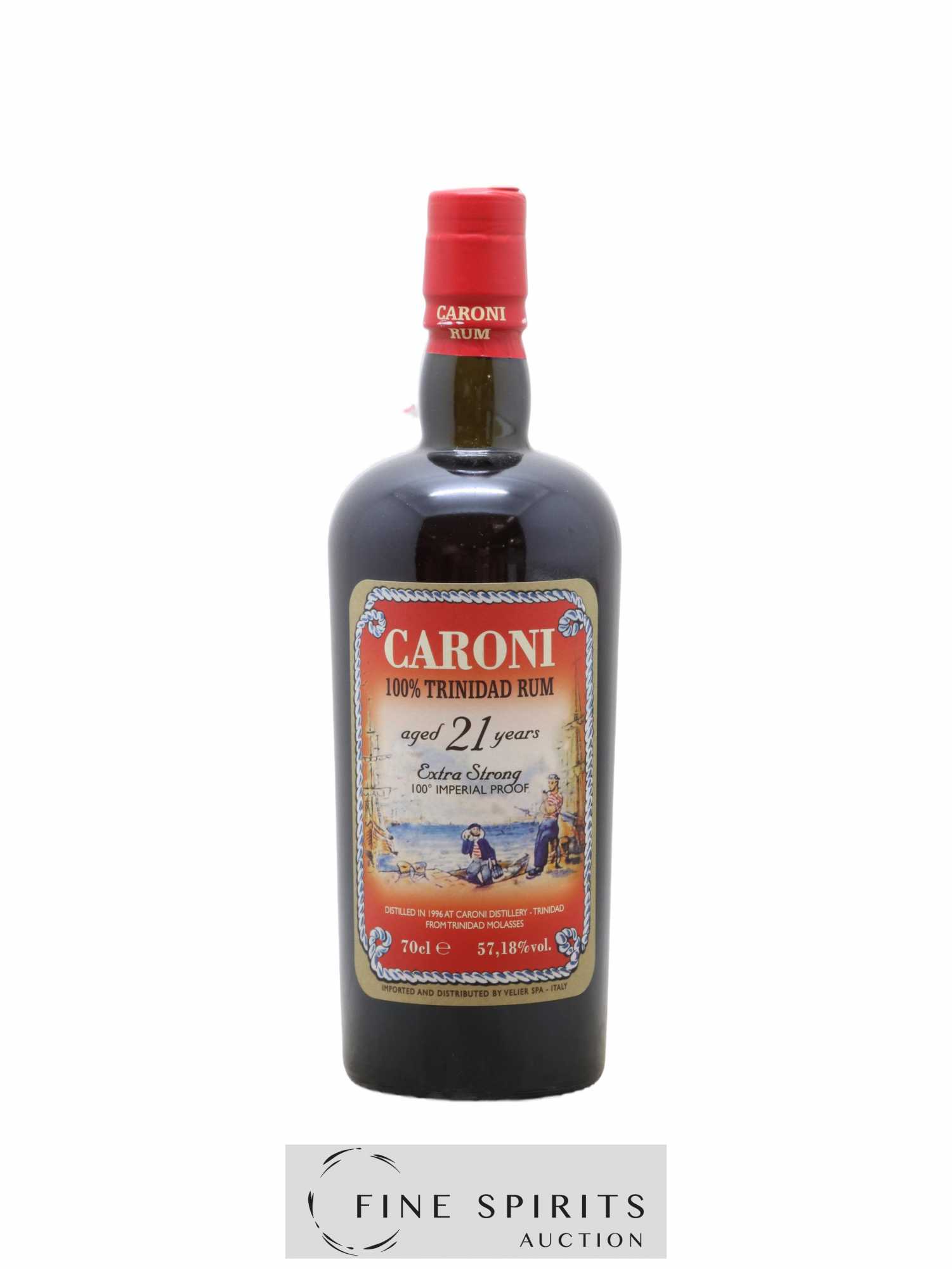 Caroni 21 years 1996 Of. 100° Imperial Proof bottled 2017 Velier Extra Strong - Lot de 1 bouteille - 1