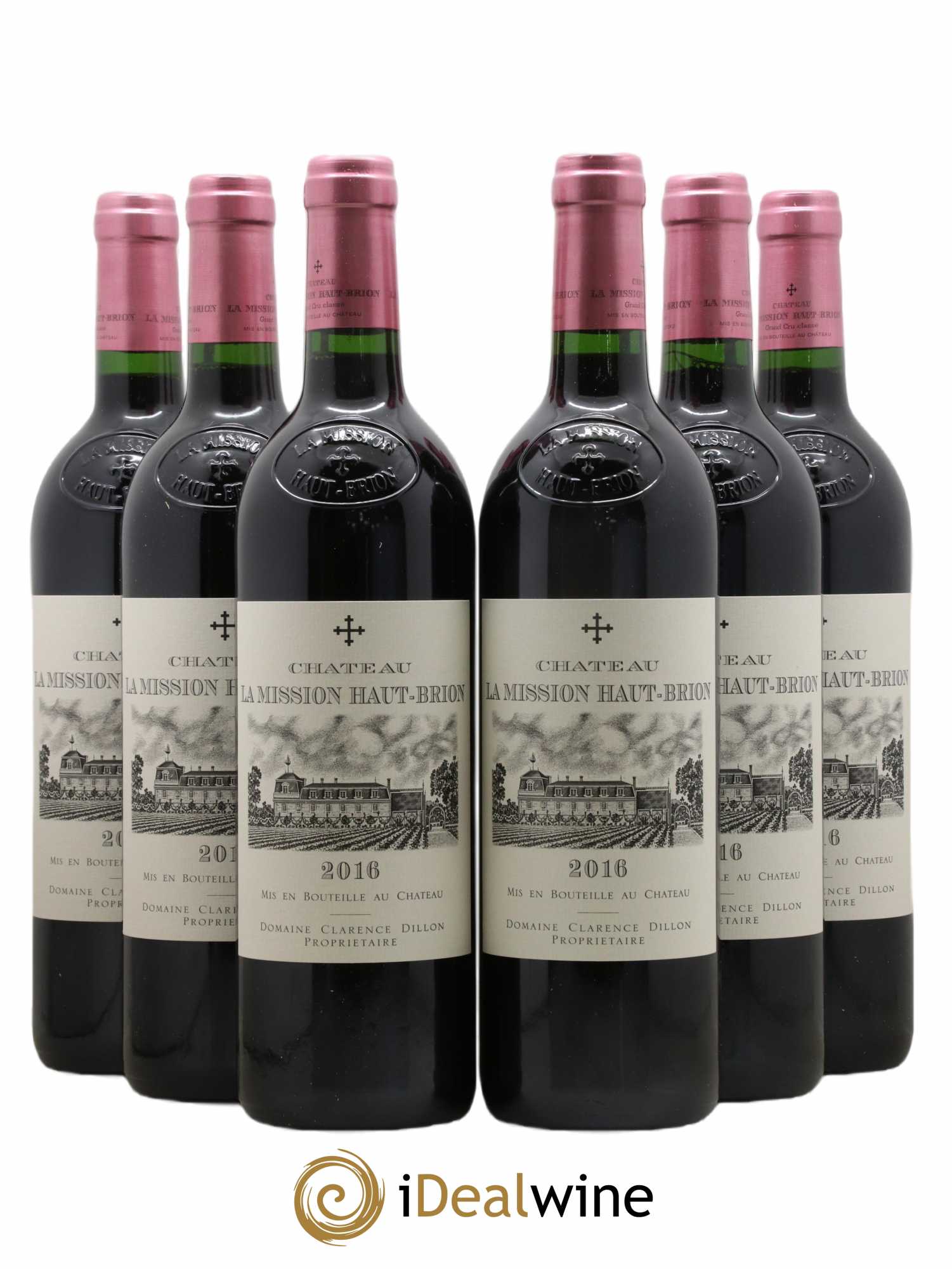 Château la Mission Haut-Brion Cru Classé de Graves 2016 - Lot de 6 bouteilles - 0