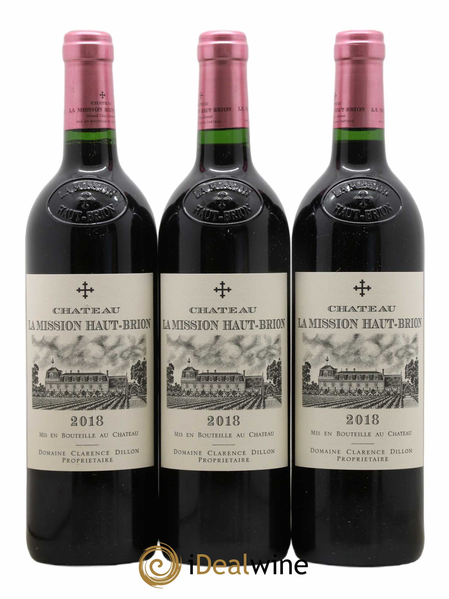 Château la Mission Haut-Brion Cru Classé de Graves  2018 - Lot de 6 bouteilles - 1