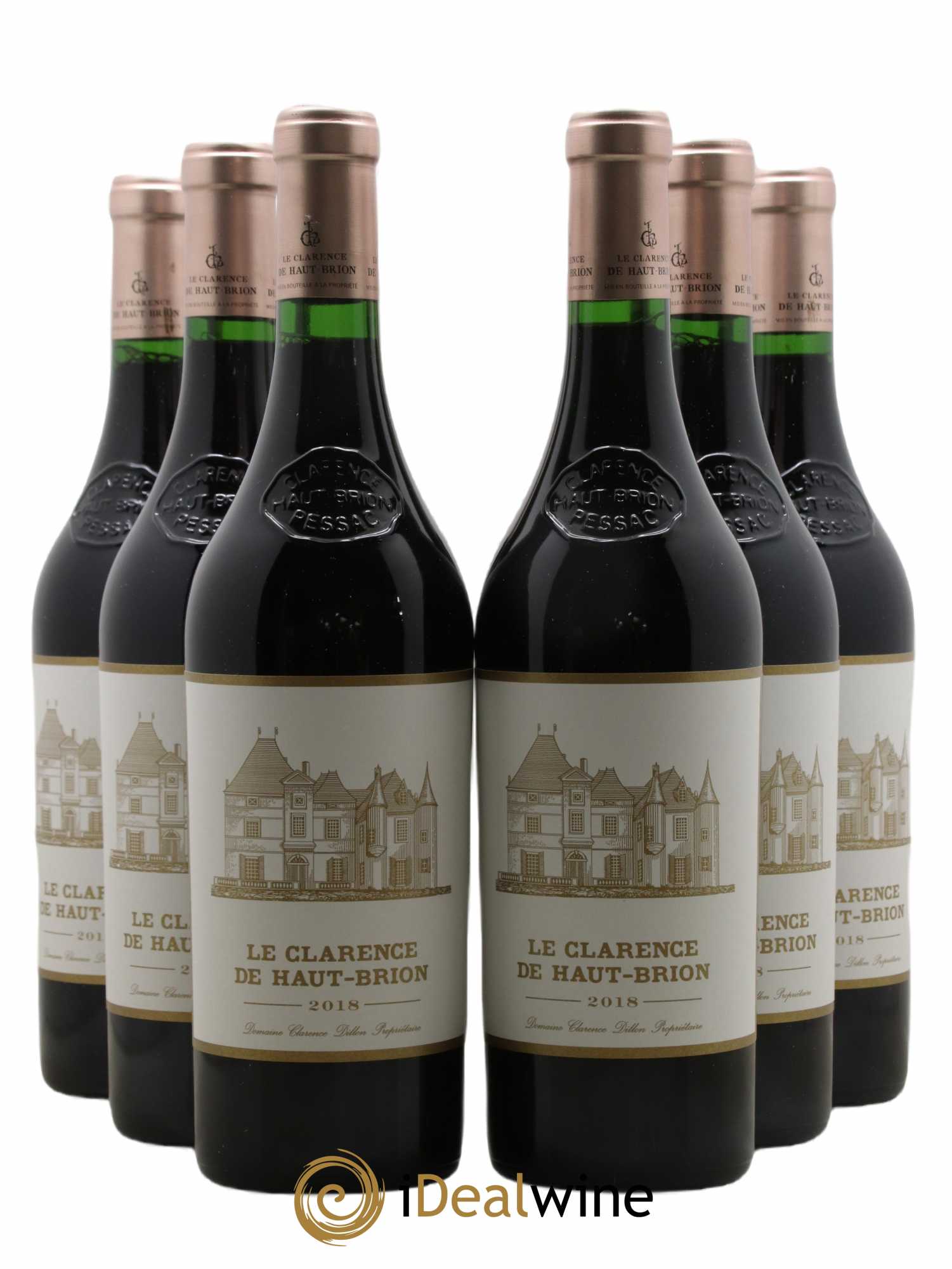 Clarence (Bahans) de Haut-Brion Second Vin 2018 - Lot de 6 bouteilles - 0