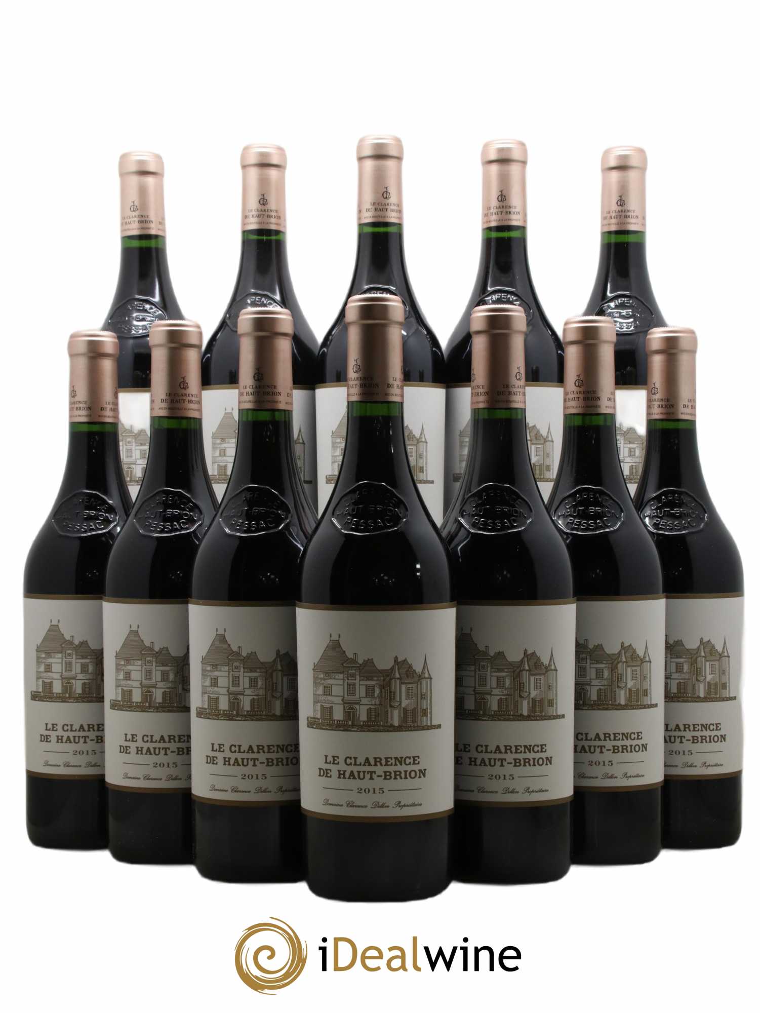 Clarence (Bahans) de Haut-Brion Second Vin 2015 - Lot de 12 bouteilles - 0
