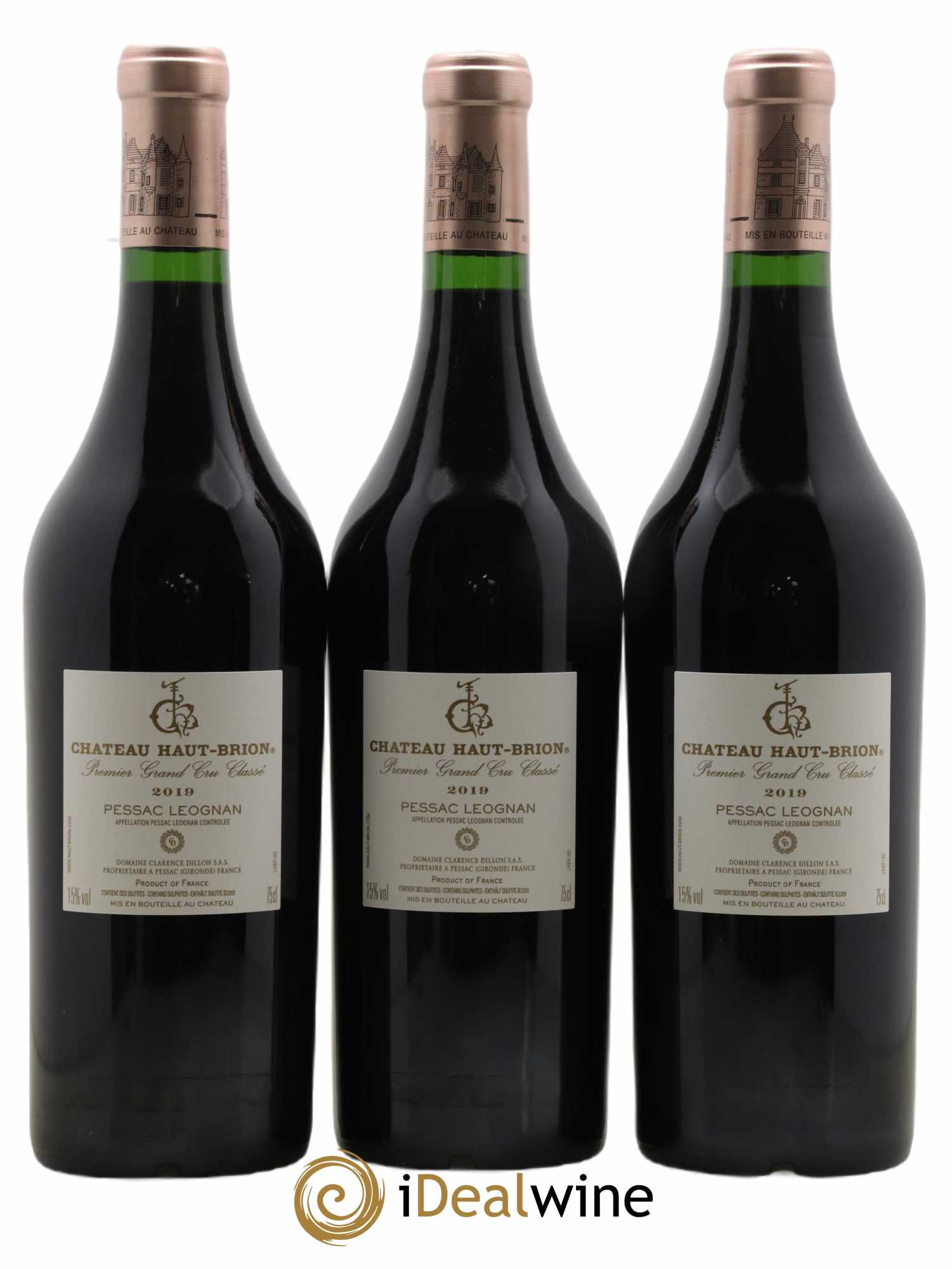 Château Haut Brion 1er Grand Cru Classé 2019 - Lot de 6 bouteilles - 2