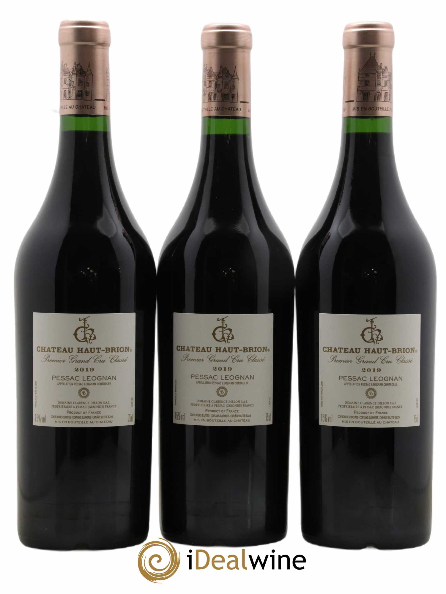 Château Haut Brion 1er Grand Cru Classé 2019 - Lot de 6 bouteilles - 4