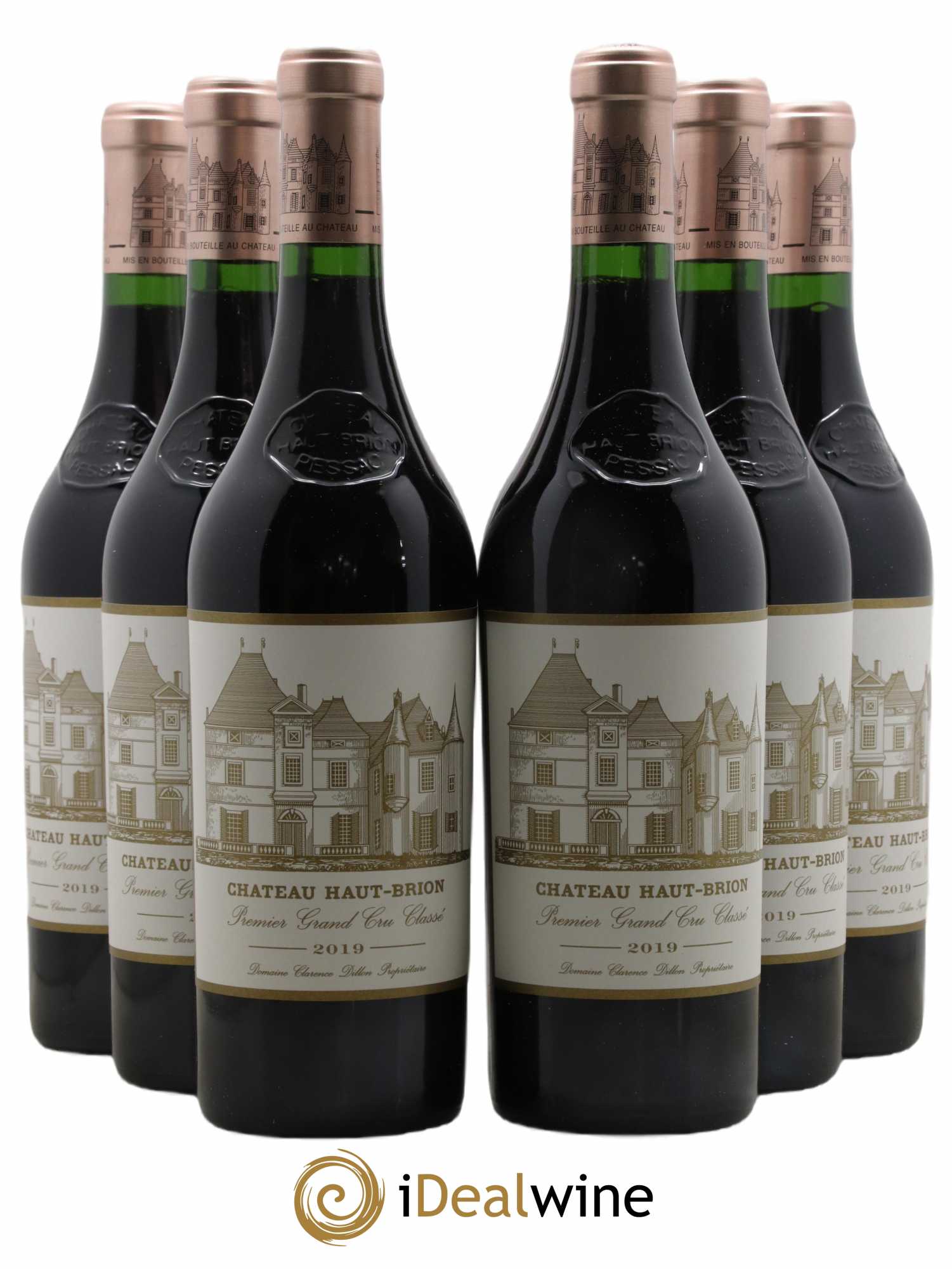 Château Haut Brion 1er Grand Cru Classé 2019 - Lot de 6 bouteilles - 0