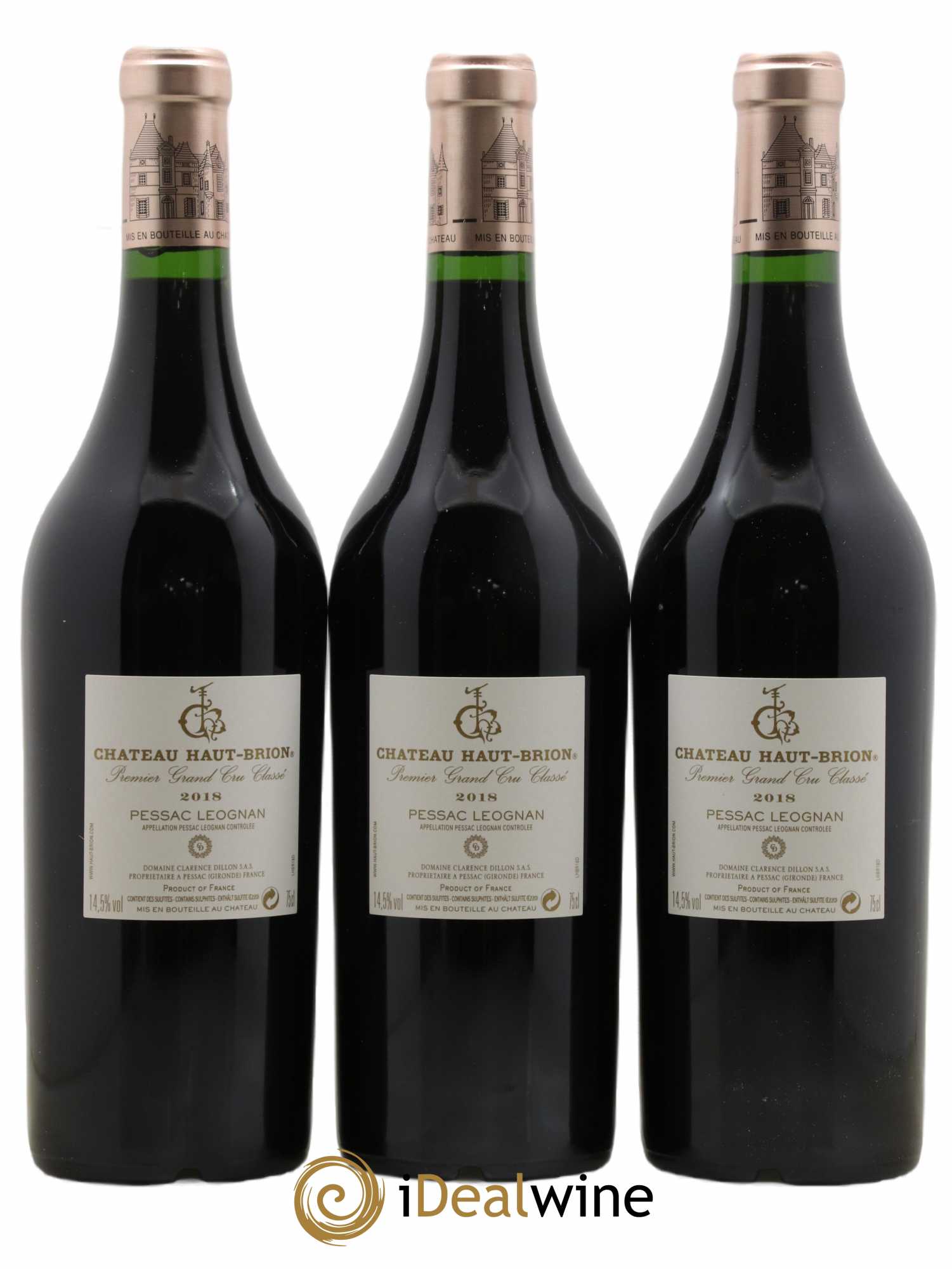 Château Haut Brion 1er Grand Cru Classé 2018 - Lot de 6 bouteilles - 4