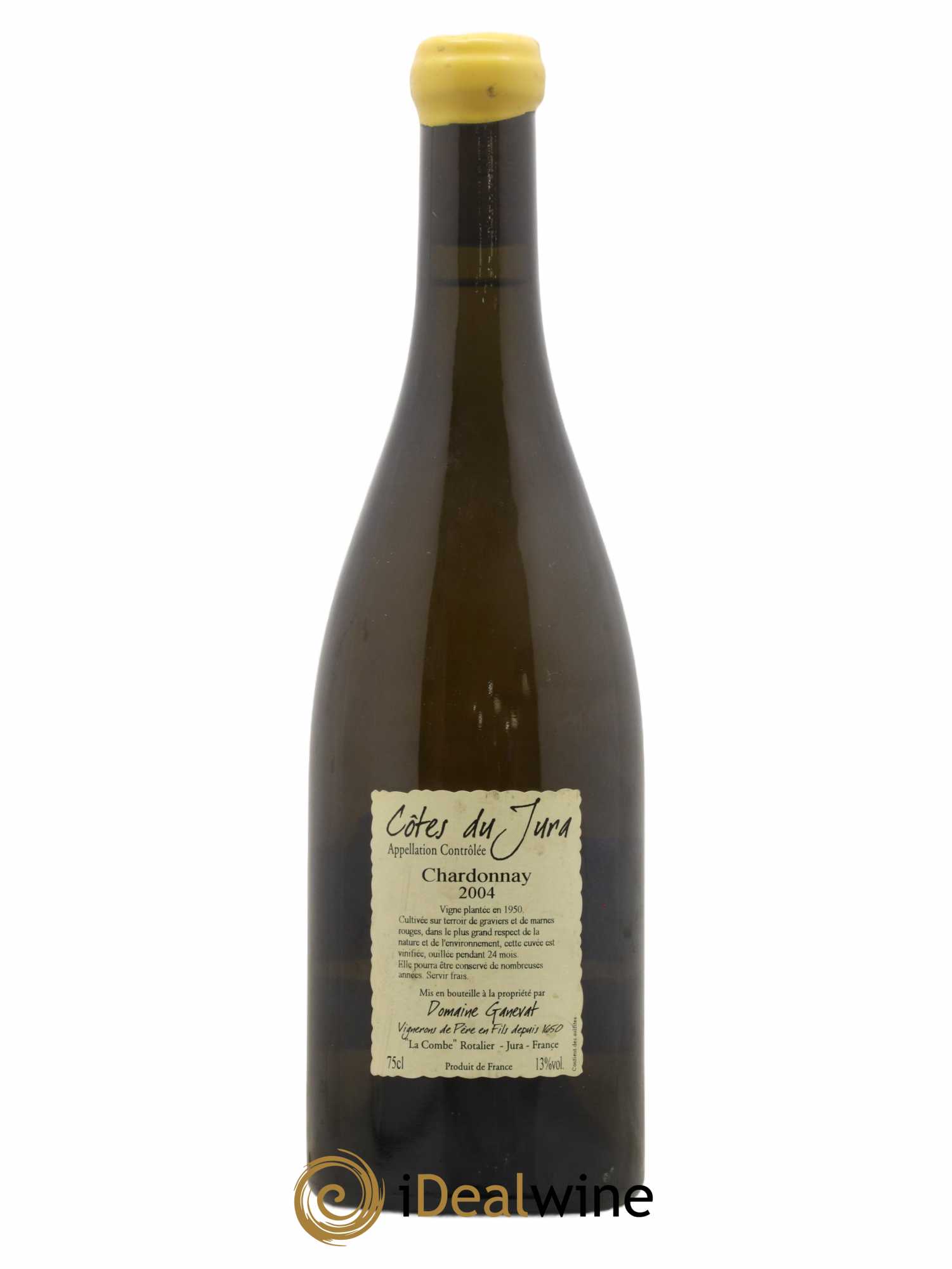 Côtes du Jura Chardonnay Grusse Vieille Vigne Jean-François Ganevat 2004 - Lot de 1 bouteille - 1