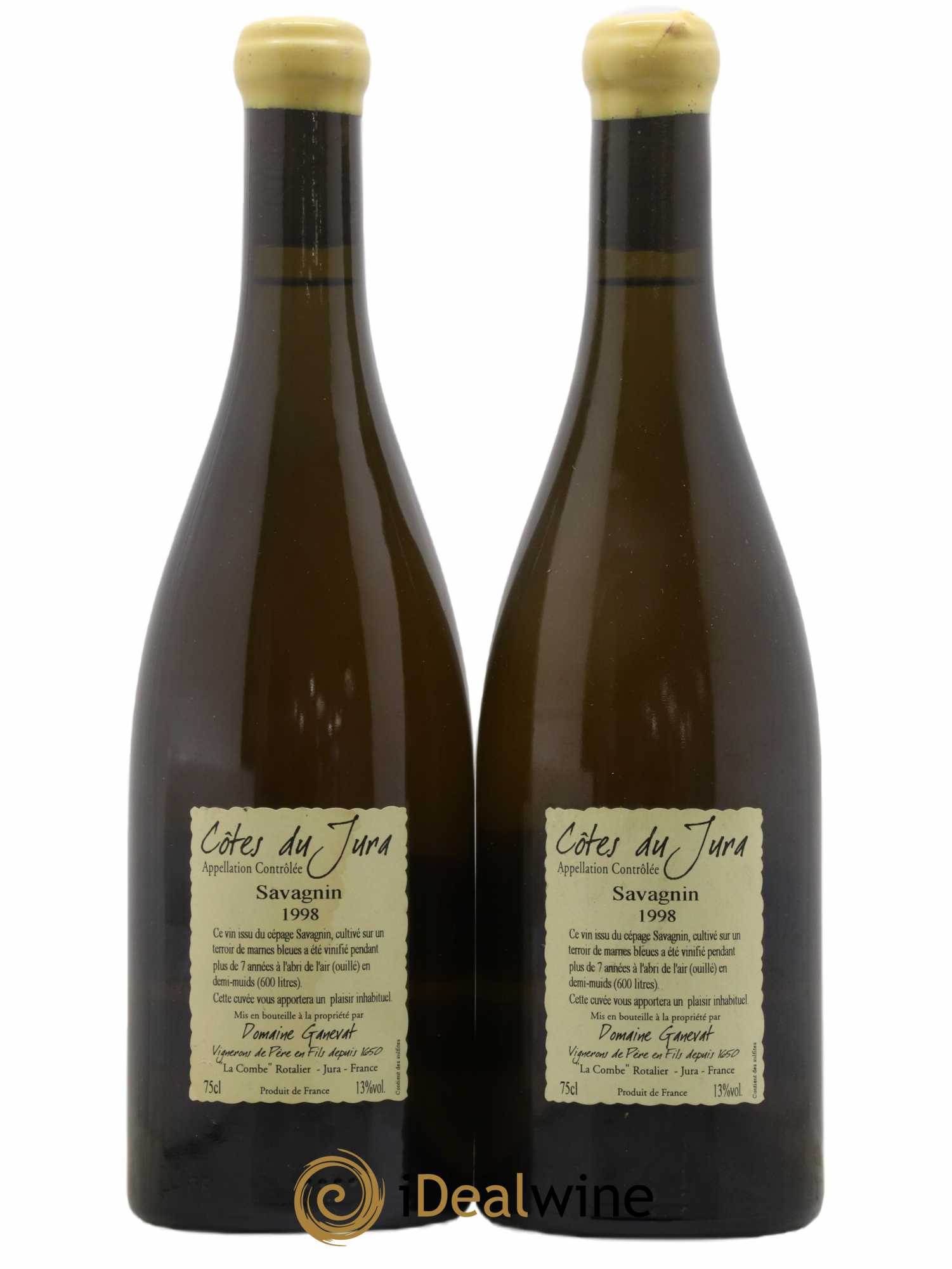 Côtes du Jura Les Vignes de mon Père Jean-François Ganevat (Domaine) 1998 - Lot de 2 bouteilles - 1