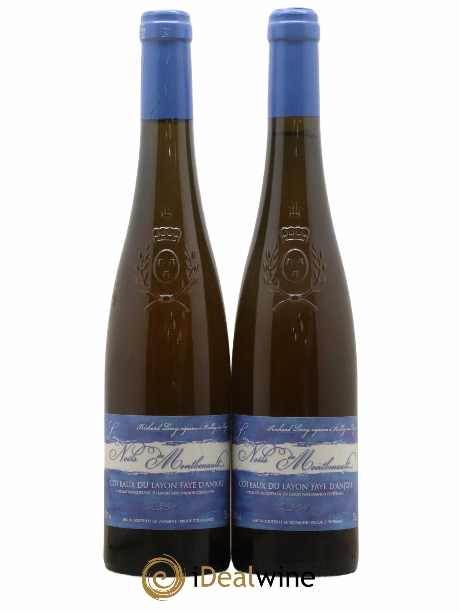 Coteaux du Layon Faye d'Anjou Les Noëls de Montbenault Richard Leroy 50CL 2001 - Lotto di 2 bottiglie - 0