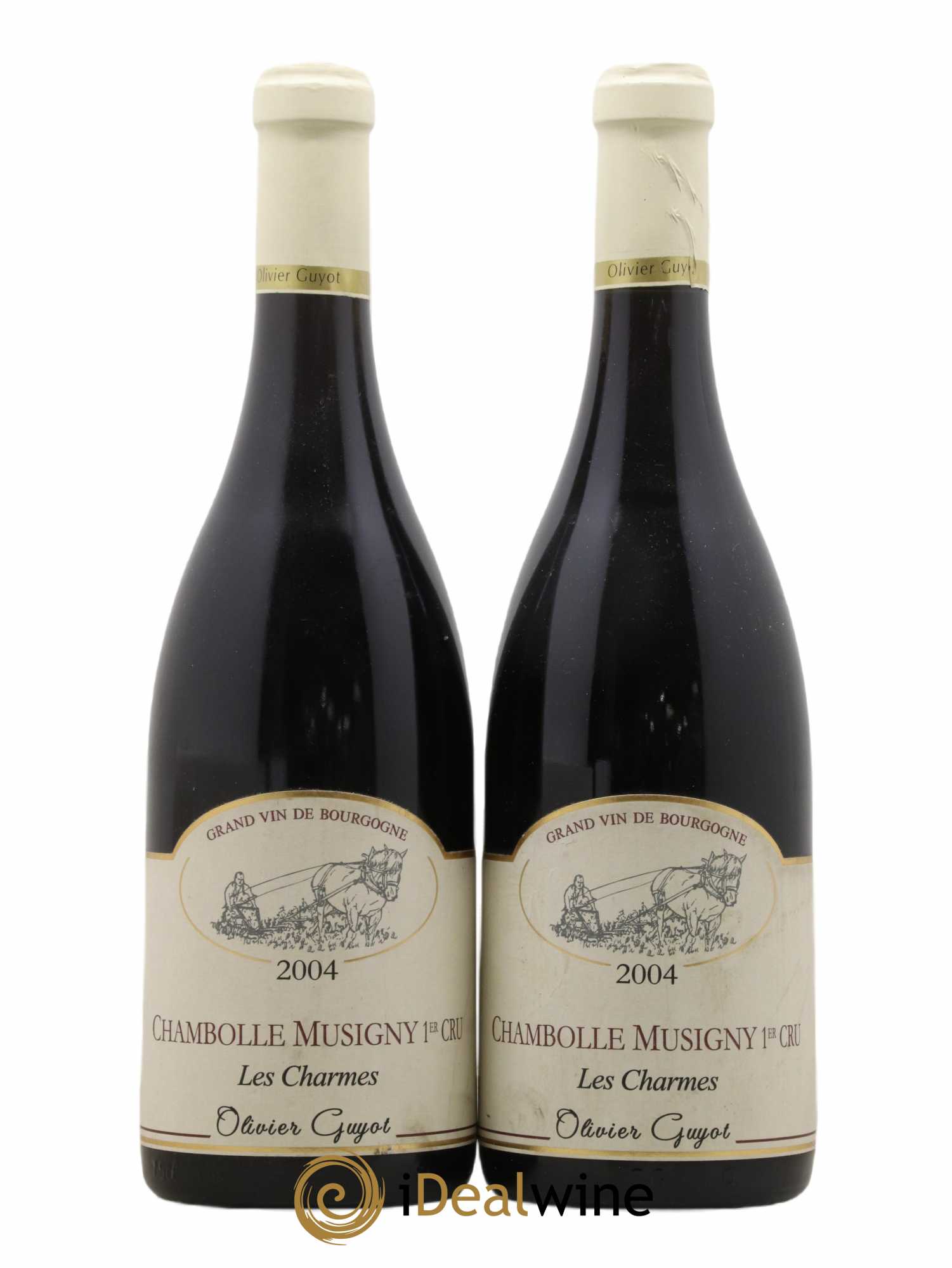 Chambolle-Musigny 1er Cru Les Charmes Olivier Guyot 2004 - Lot de 2 bouteilles - 0
