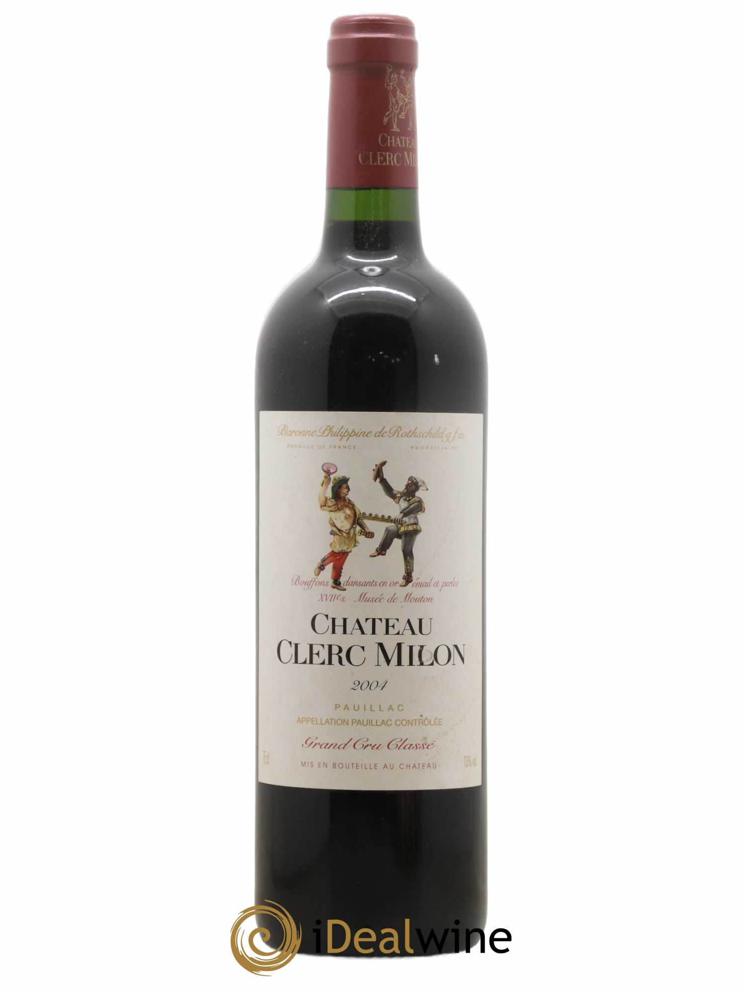 Château Clerc Milon 5ème Grand Cru Classé 2004 - Lot de 1 bouteille - 0