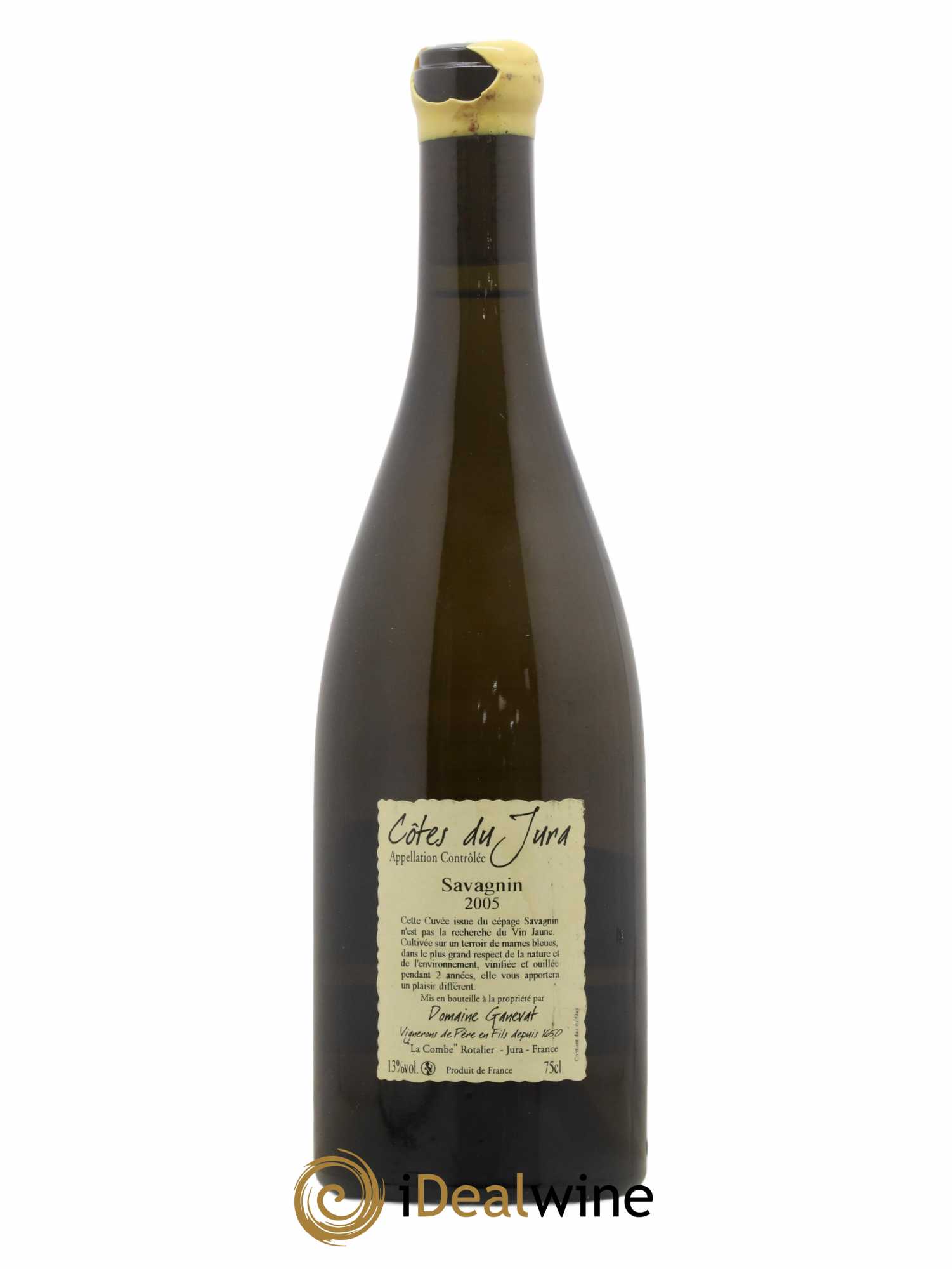 Côtes du Jura Savagnin Cuvée Privilège Jean-François Ganevat 2005 - Lot de 1 bouteille - 1