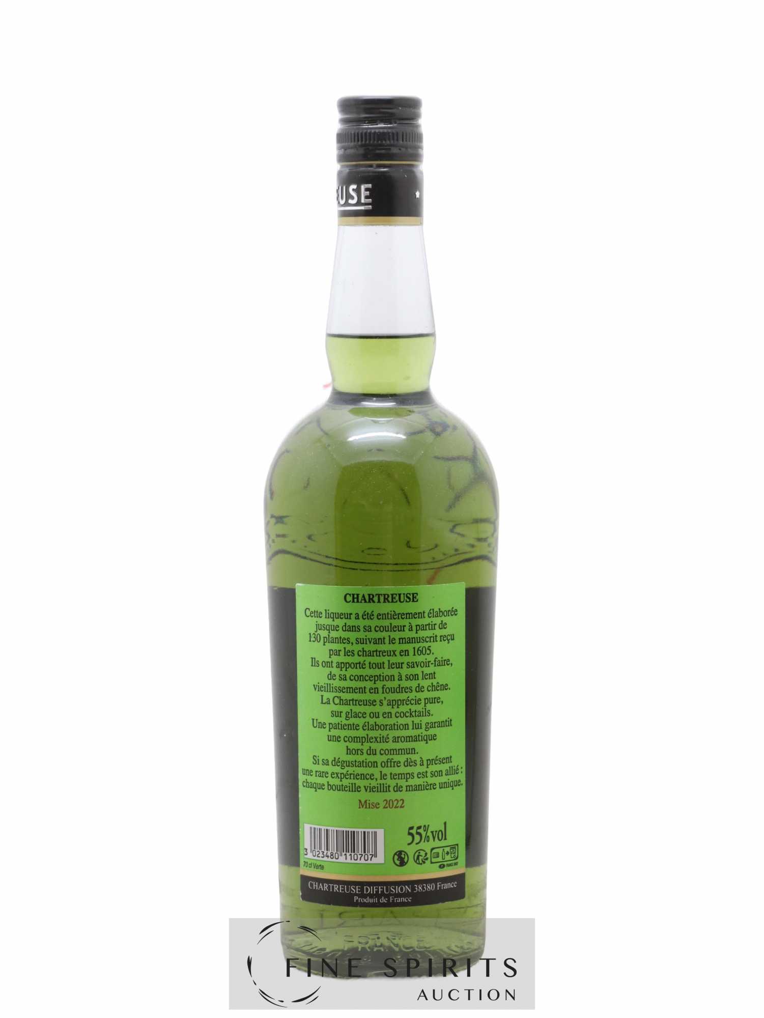 Chartreuse Of. Verte Mise 2022 - Lot de 1 bouteille - 1