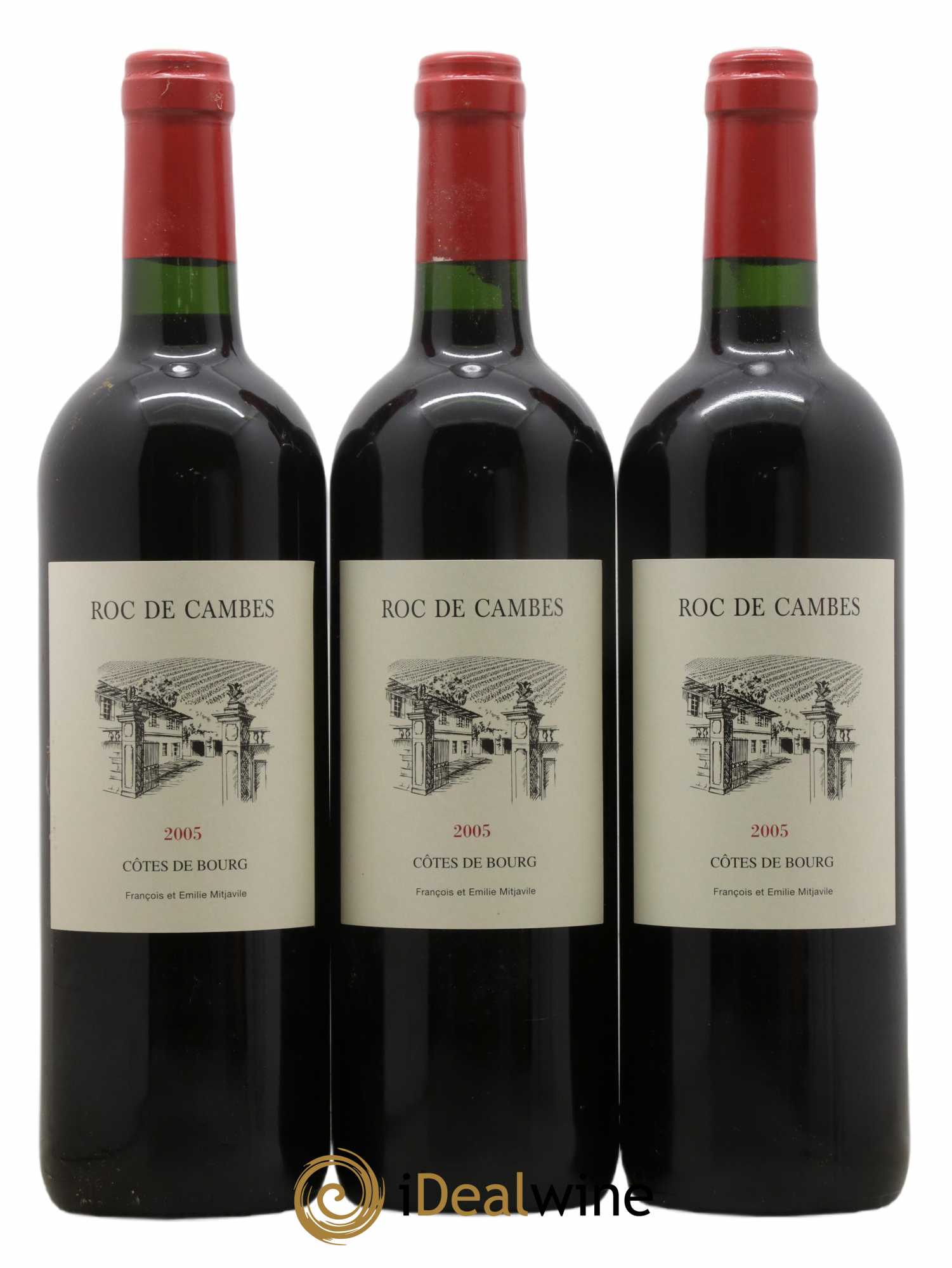Roc de Cambes 2005 - Posten von 3 Flaschen - 0