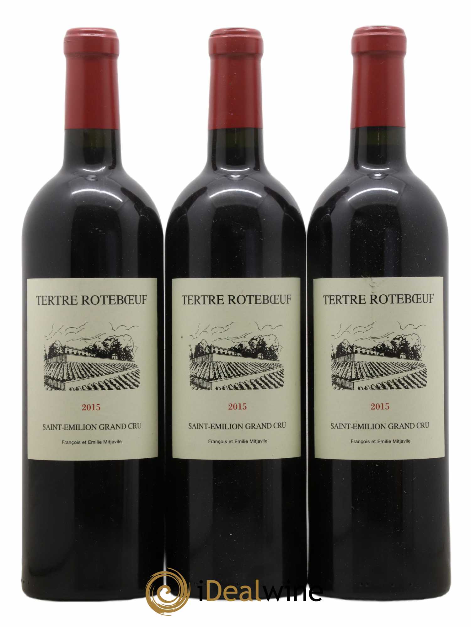 Château Tertre Roteboeuf 2015 - Posten von 3 Flaschen - 0
