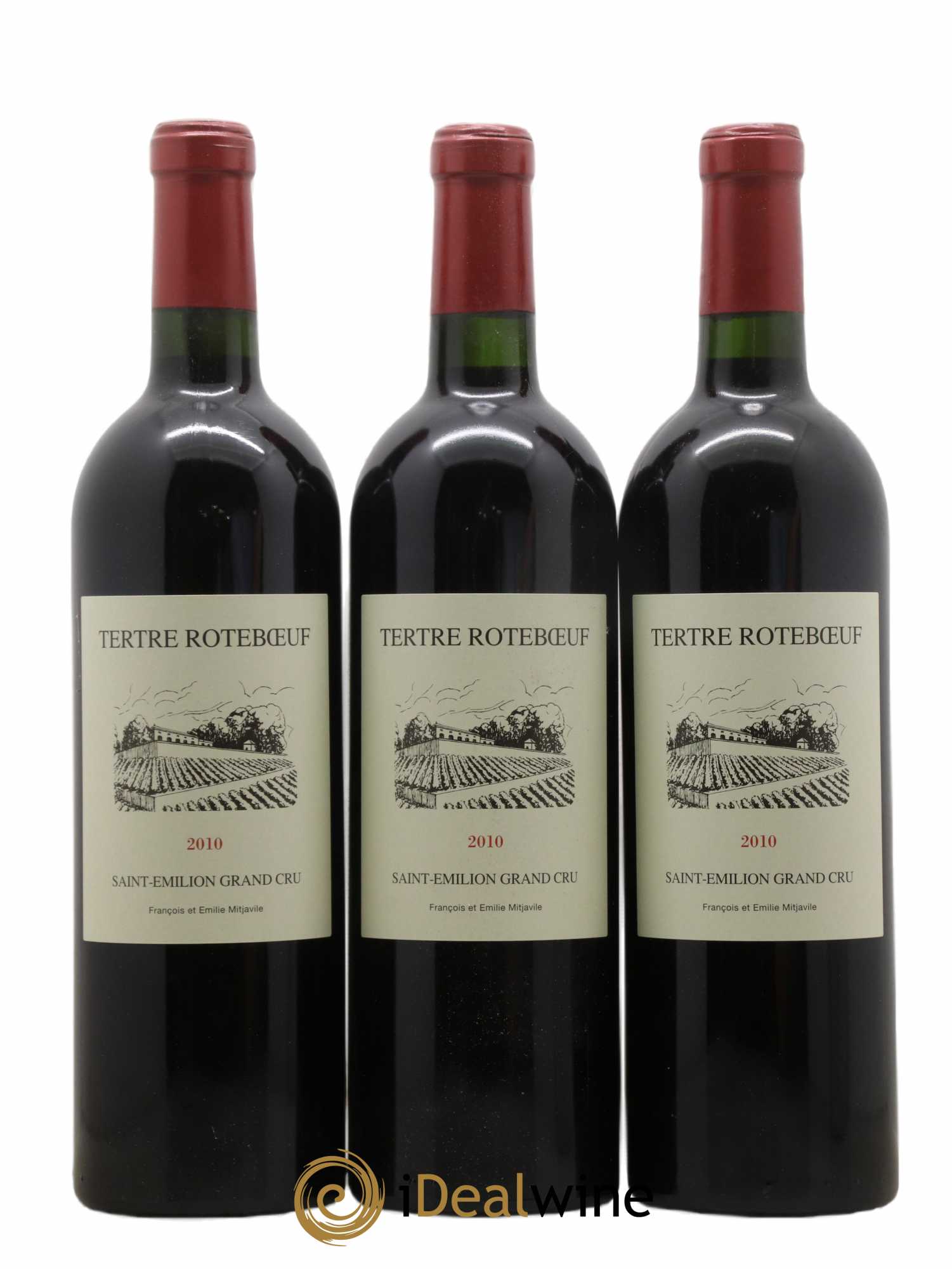 Château Tertre Roteboeuf 2010 - Lot of 6 bottles - 1