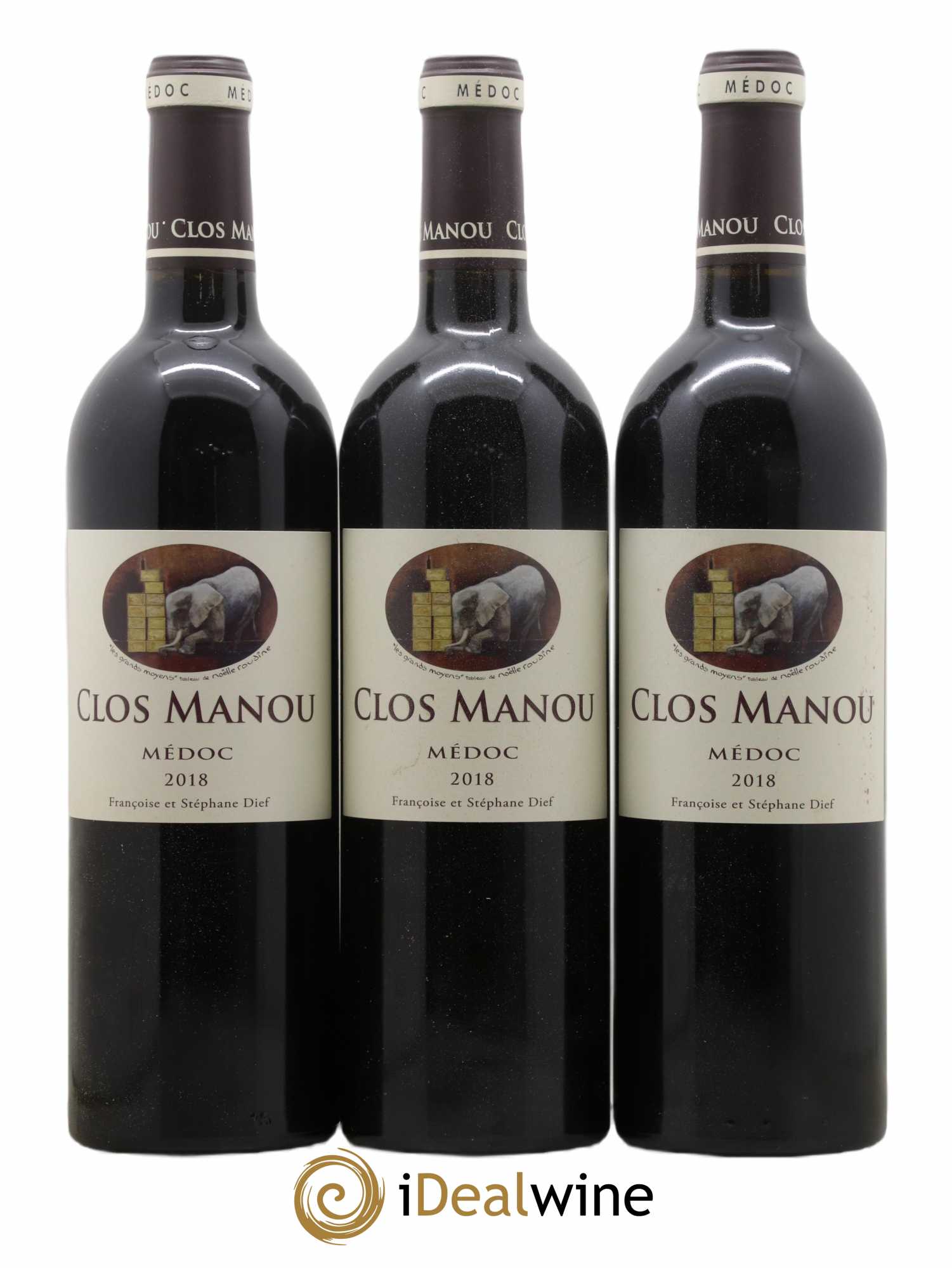 Clos Manou 2018 - Posten von 6 Flaschen - 1