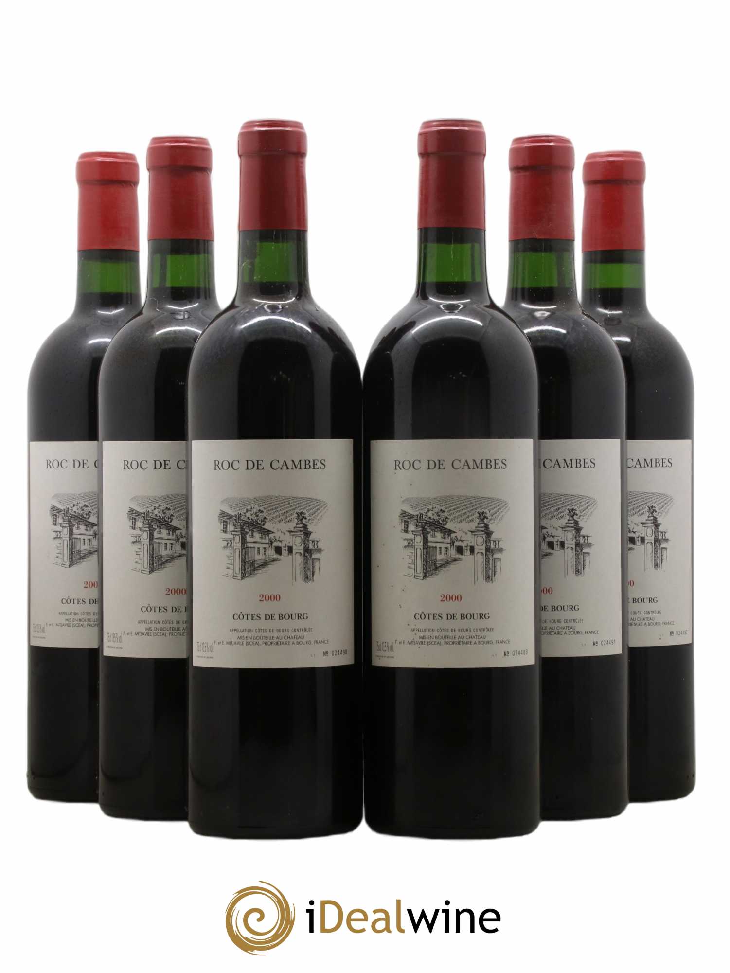 Roc de Cambes 2000 - Posten von 6 Flaschen - 0