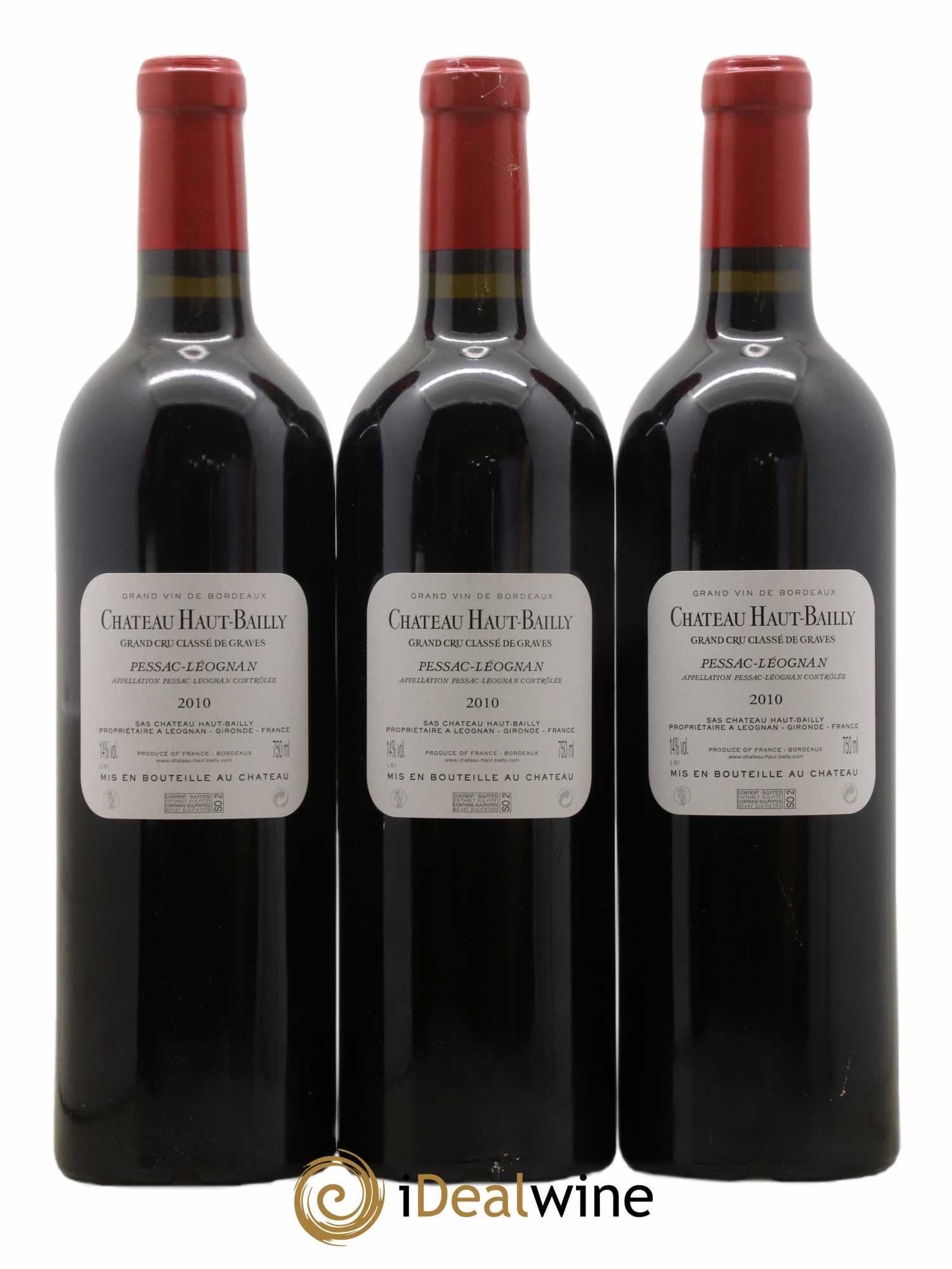 Château Haut-Bailly Cru Classé de Graves 2010 - Lot de 6 bouteilles - 2