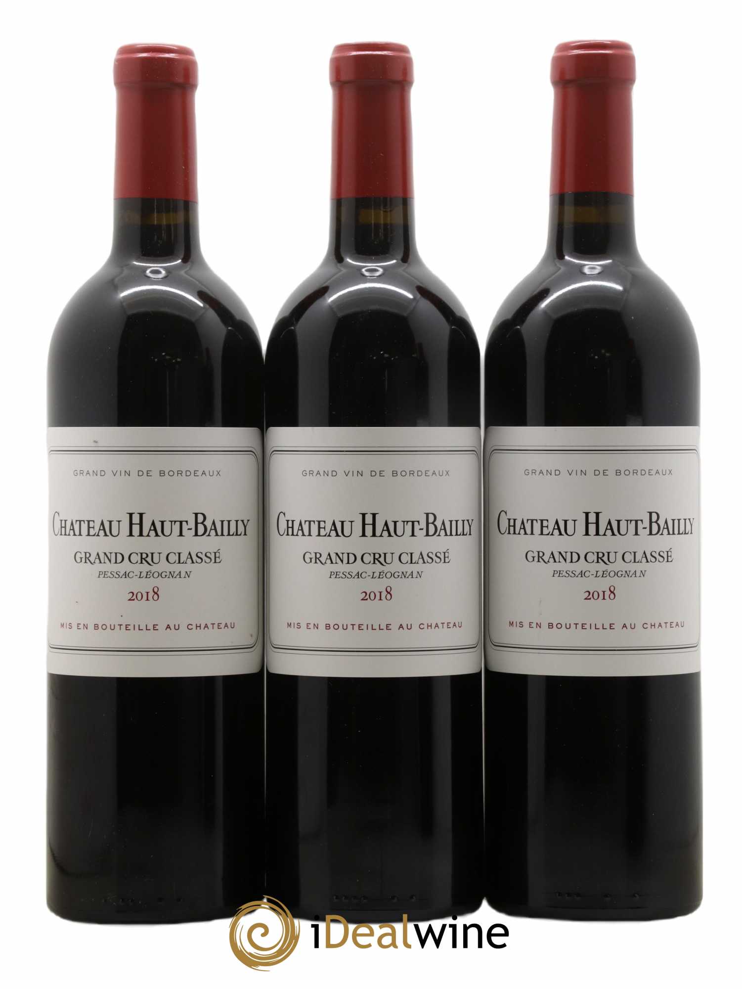 Château Haut-Bailly Cru Classé de Graves 2018 - Lot de 6 bouteilles - 1