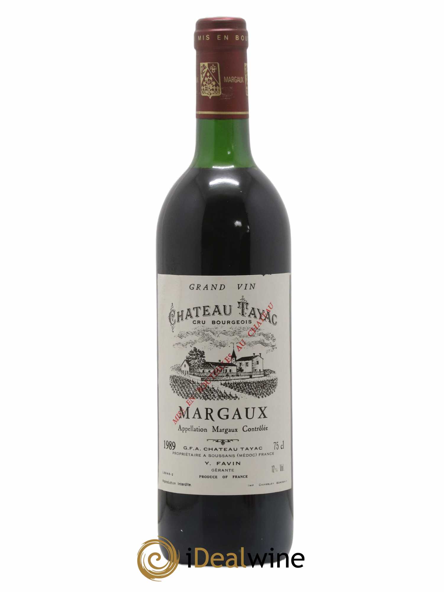 Château Tayac Cru Bourgeois (sans prix de réserve) 1989 - Lot de 1 bouteille - 0