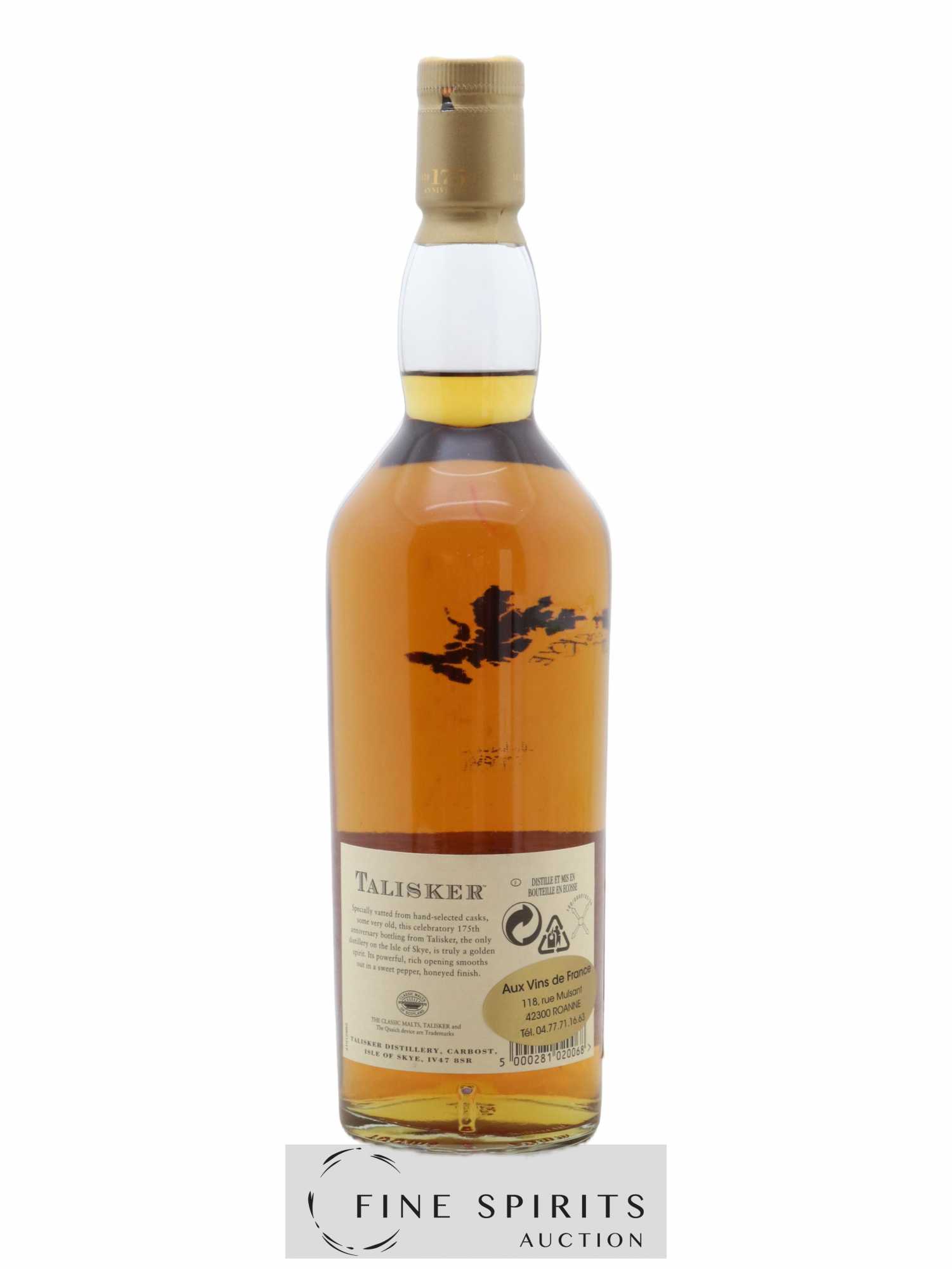 Talisker Of. 175th Anniversary bottled 2005 Limited Edition - Posten von 1 Flasche - 2