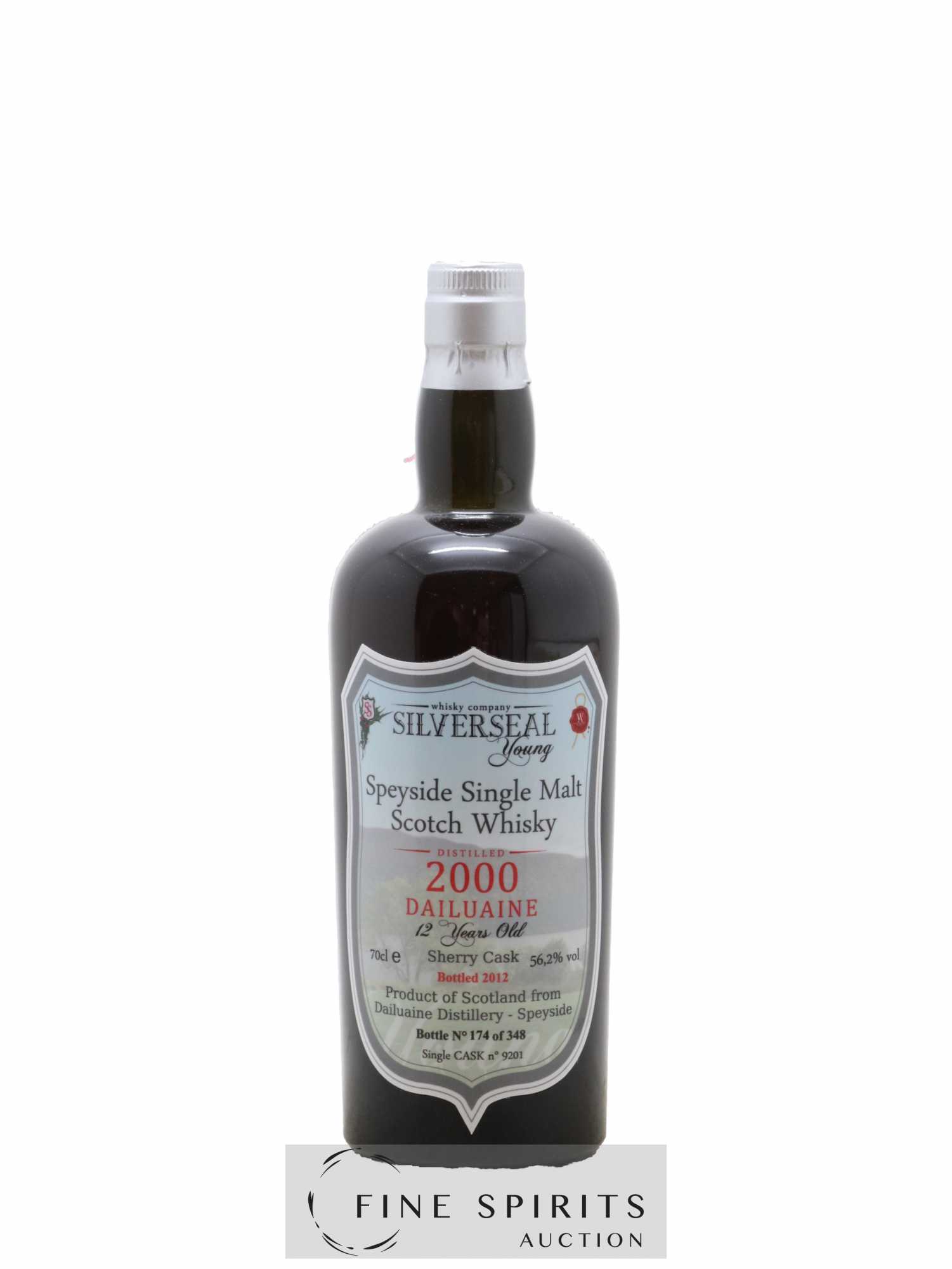 Dailuaine 12 years 2000 Silver Seal Whisky Company Cask n°9201 - One of 348 - bottled 2012 Young - Posten von 1 Flasche - 1