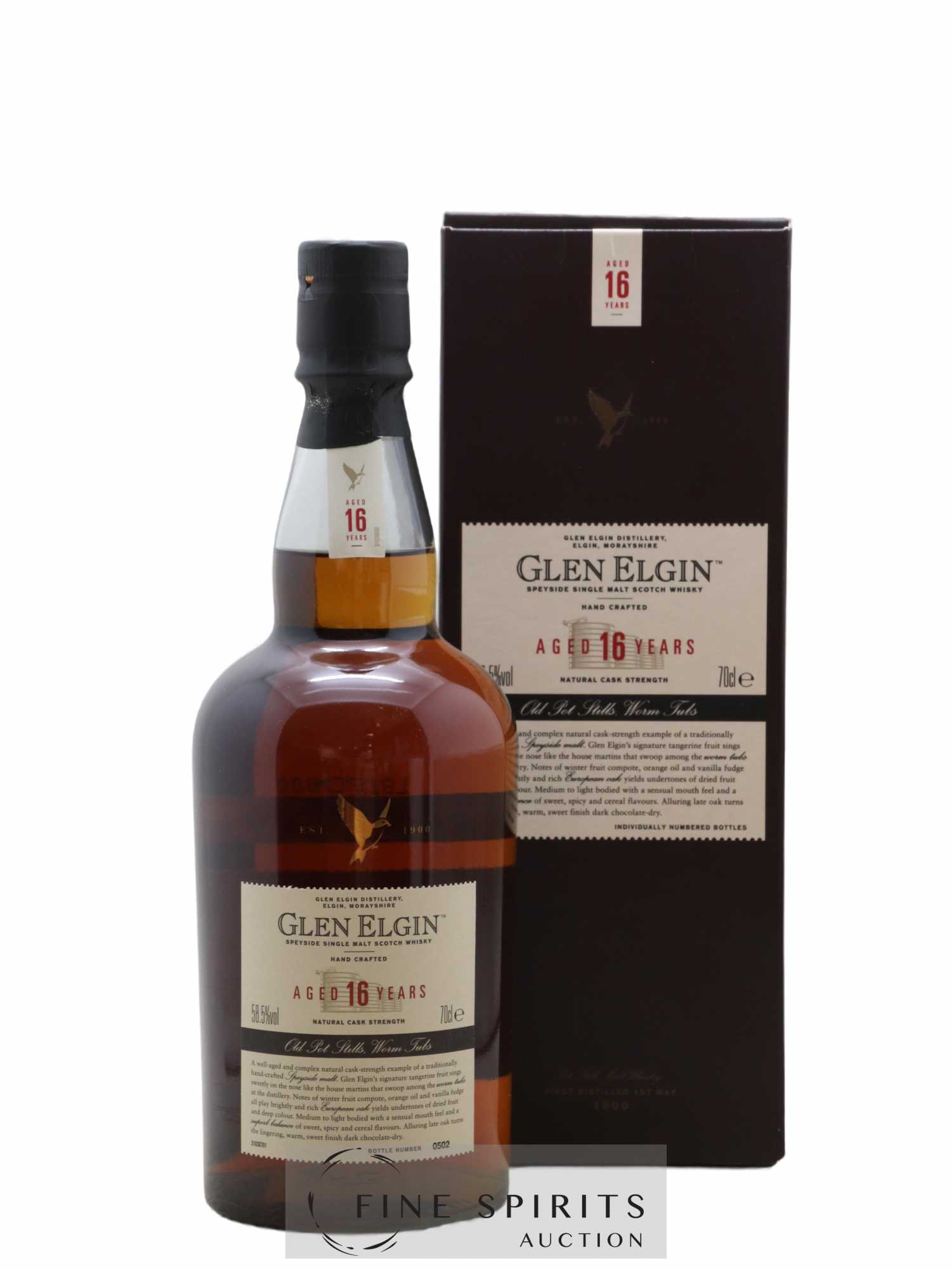 Glen Elgin 16 years Of. - Lot de 1 bouteille - 0