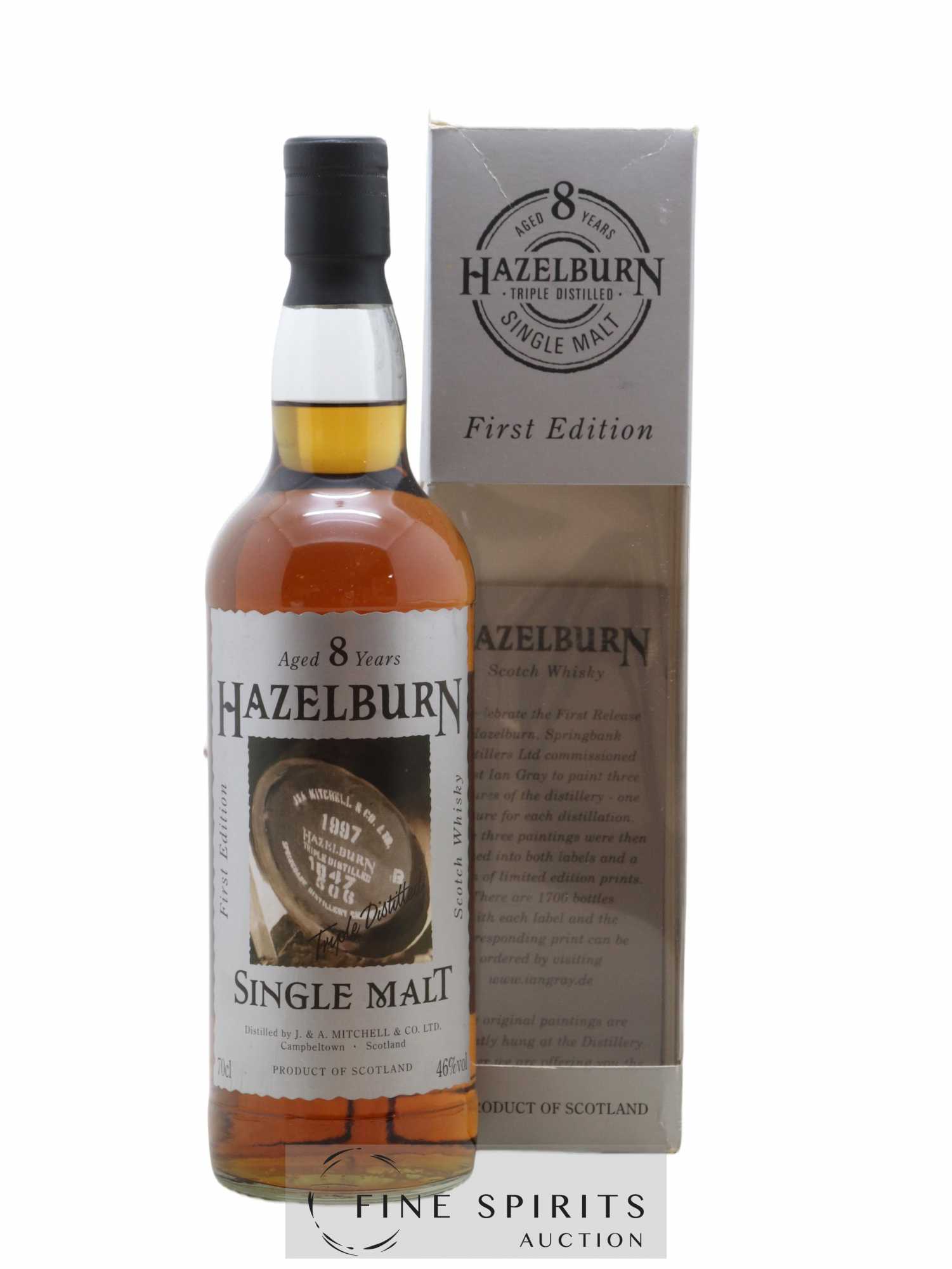 Hazelburn 8 years Of. First Edition - Posten von 1 Flasche - 0