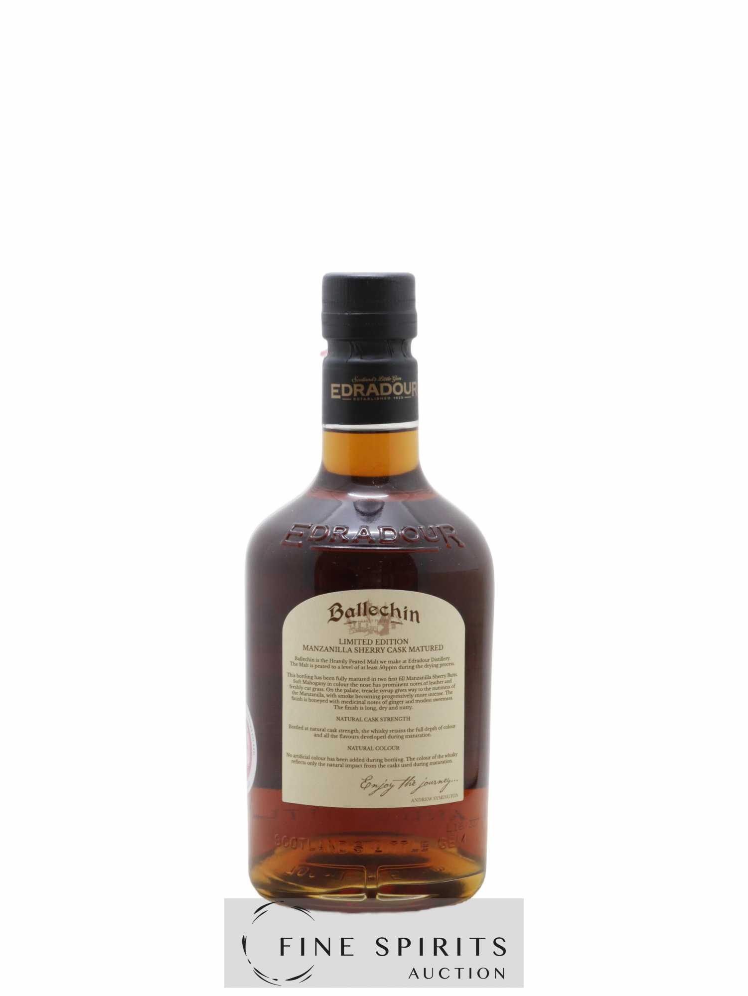 Ballechin 11 years 2004 Of. Manzanilla Sherry Cask n°271-273 - One of 754 - bottled 2016 - Lot de 1 bouteille - 2