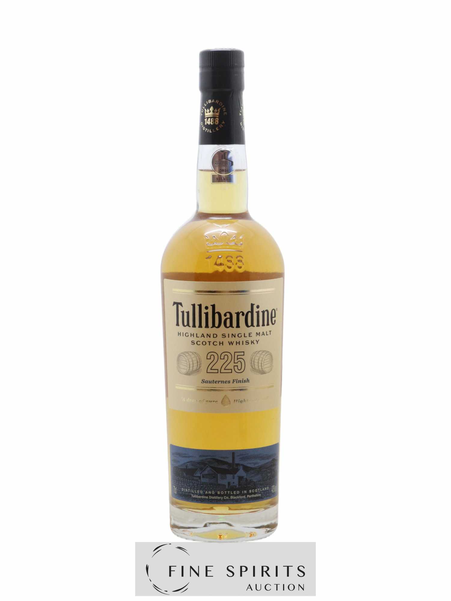 Tullibardine Of. 225 Sauternes Cask Finish - Lot de 1 bouteille - 1